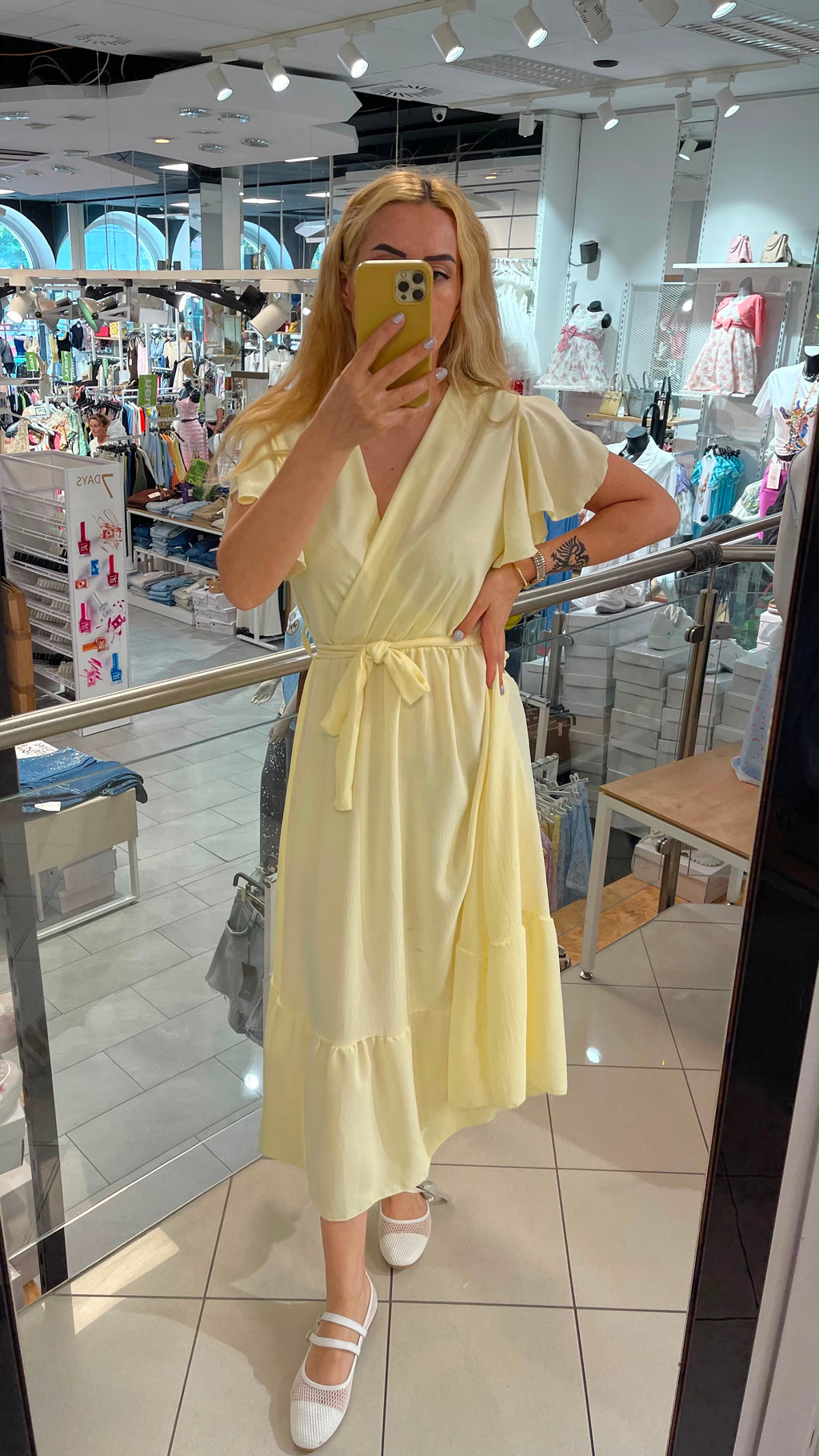 Maxi Volante Kleid Gabriela