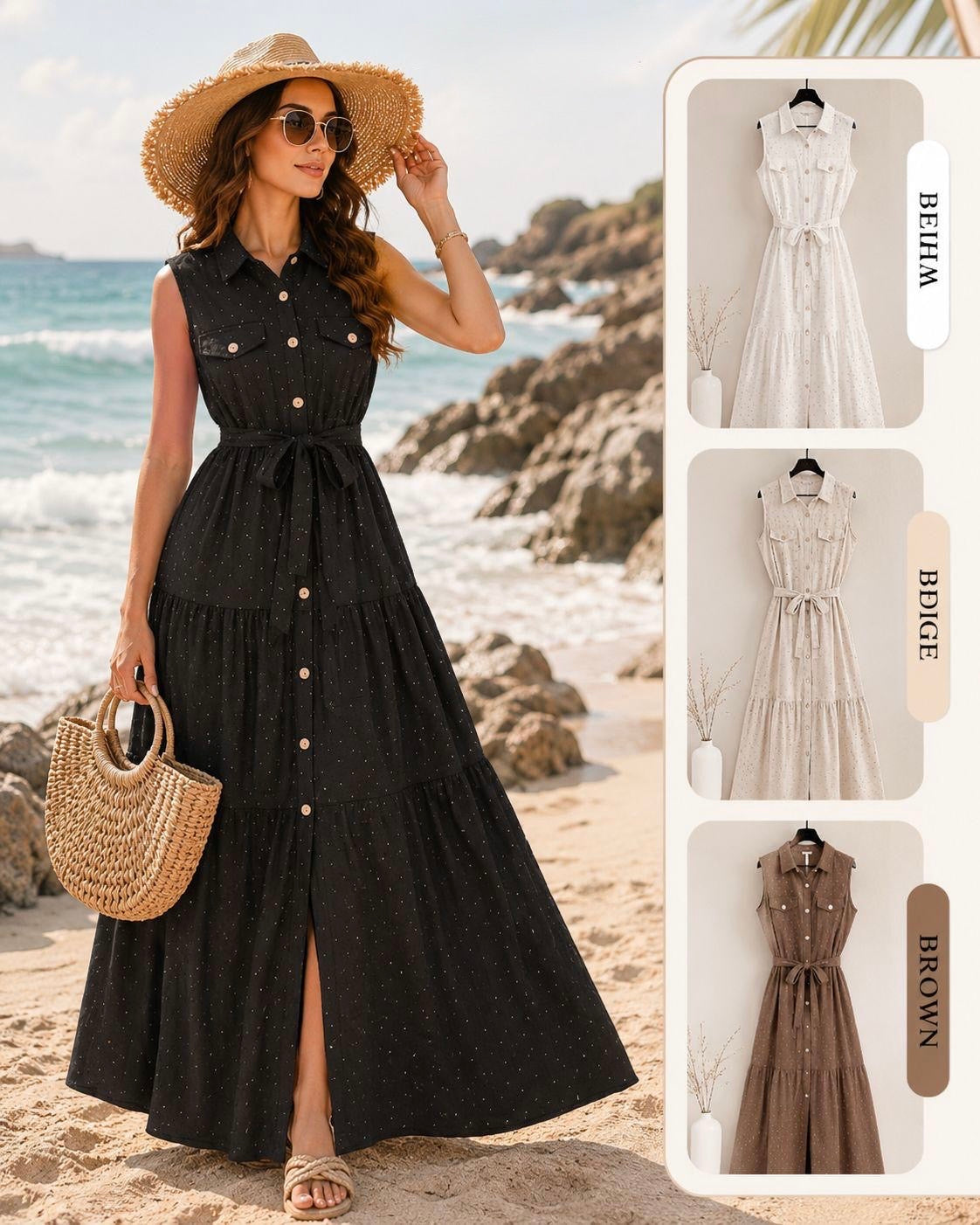 Kleid mit Strass
