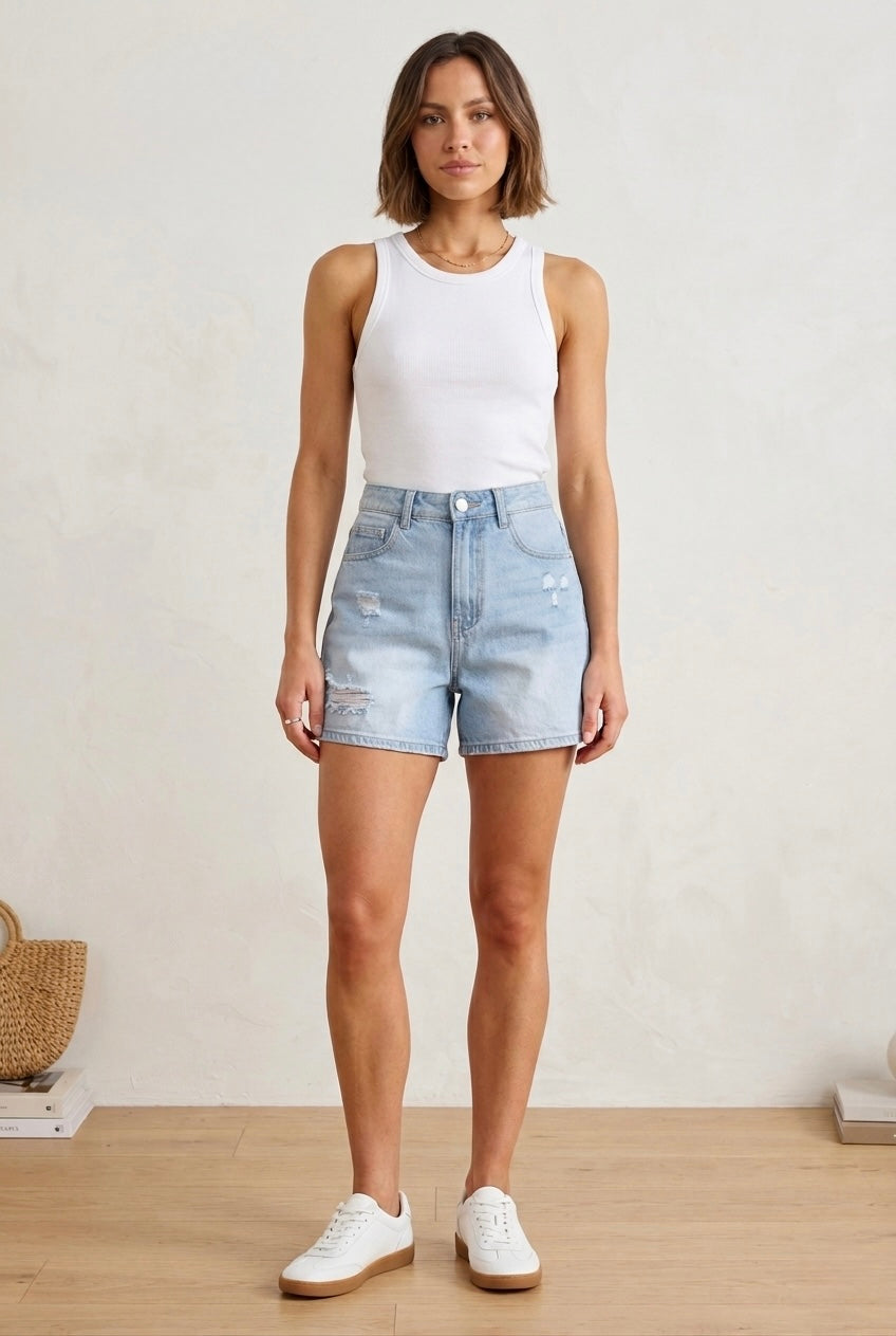 Jeans Shorts in wide Leg