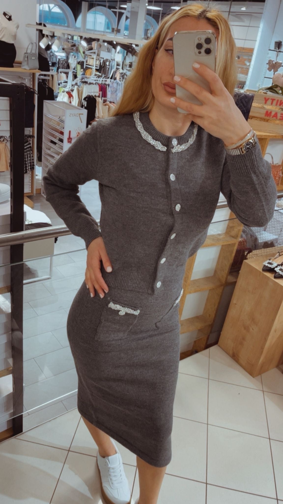 ZWEITEILER FEINSTRICK SET