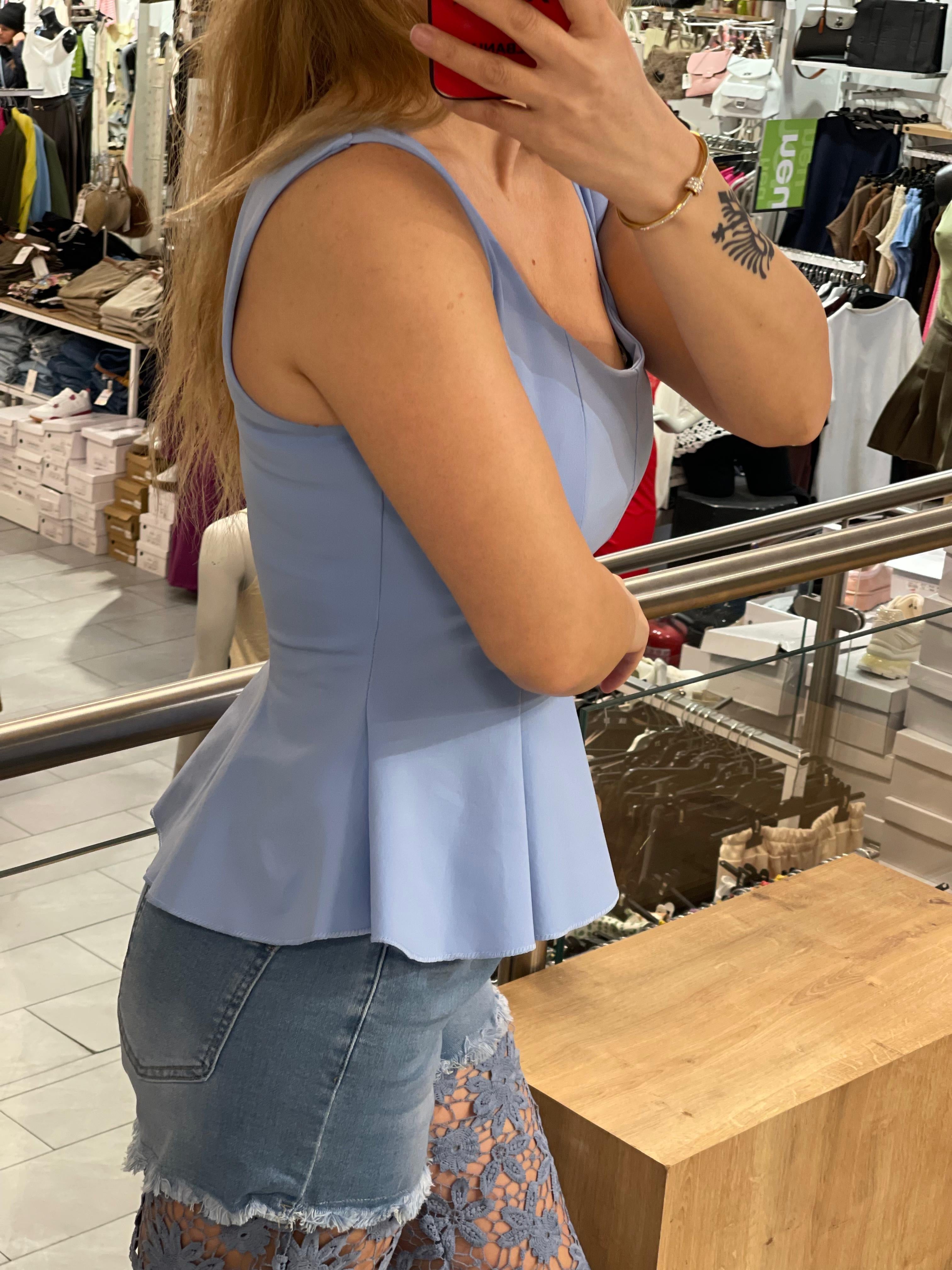 Peplum-Top Lojan