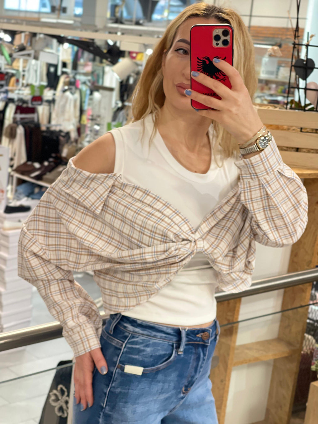 Bow-Front Off-Shoulder Linda