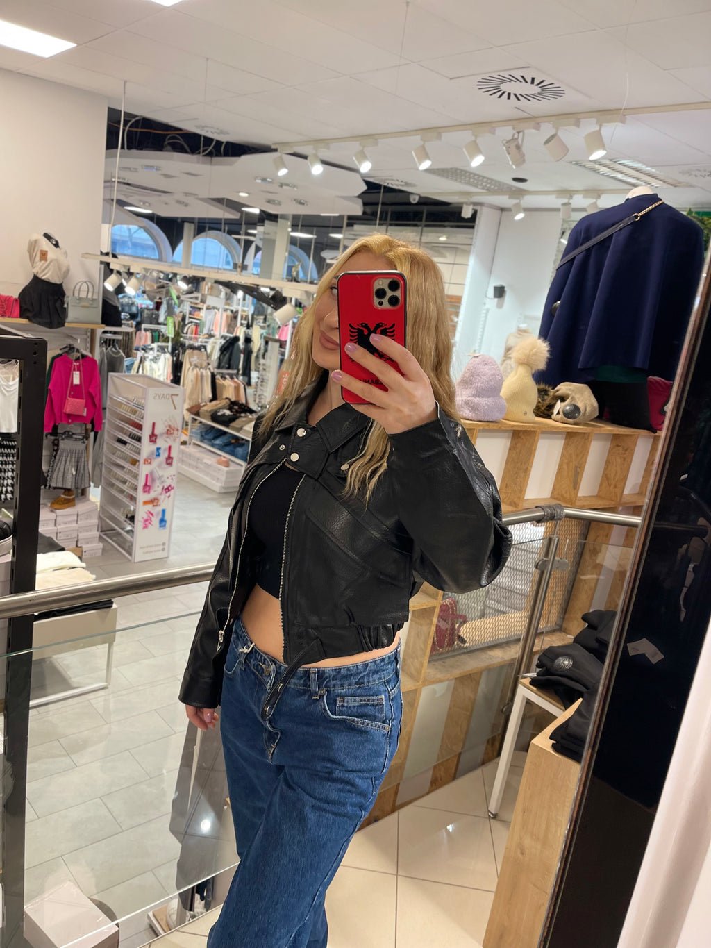 JACKY LEDERJACKE AUS PU