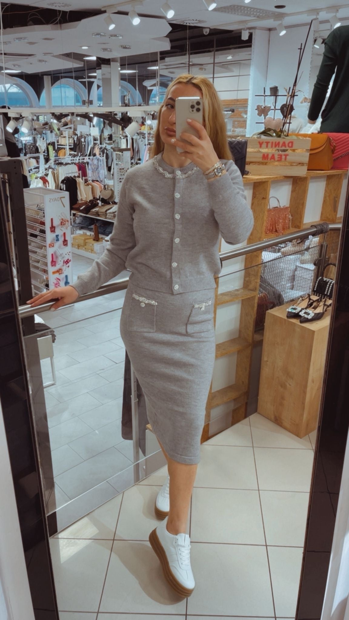 ZWEITEILER FEINSTRICK SET