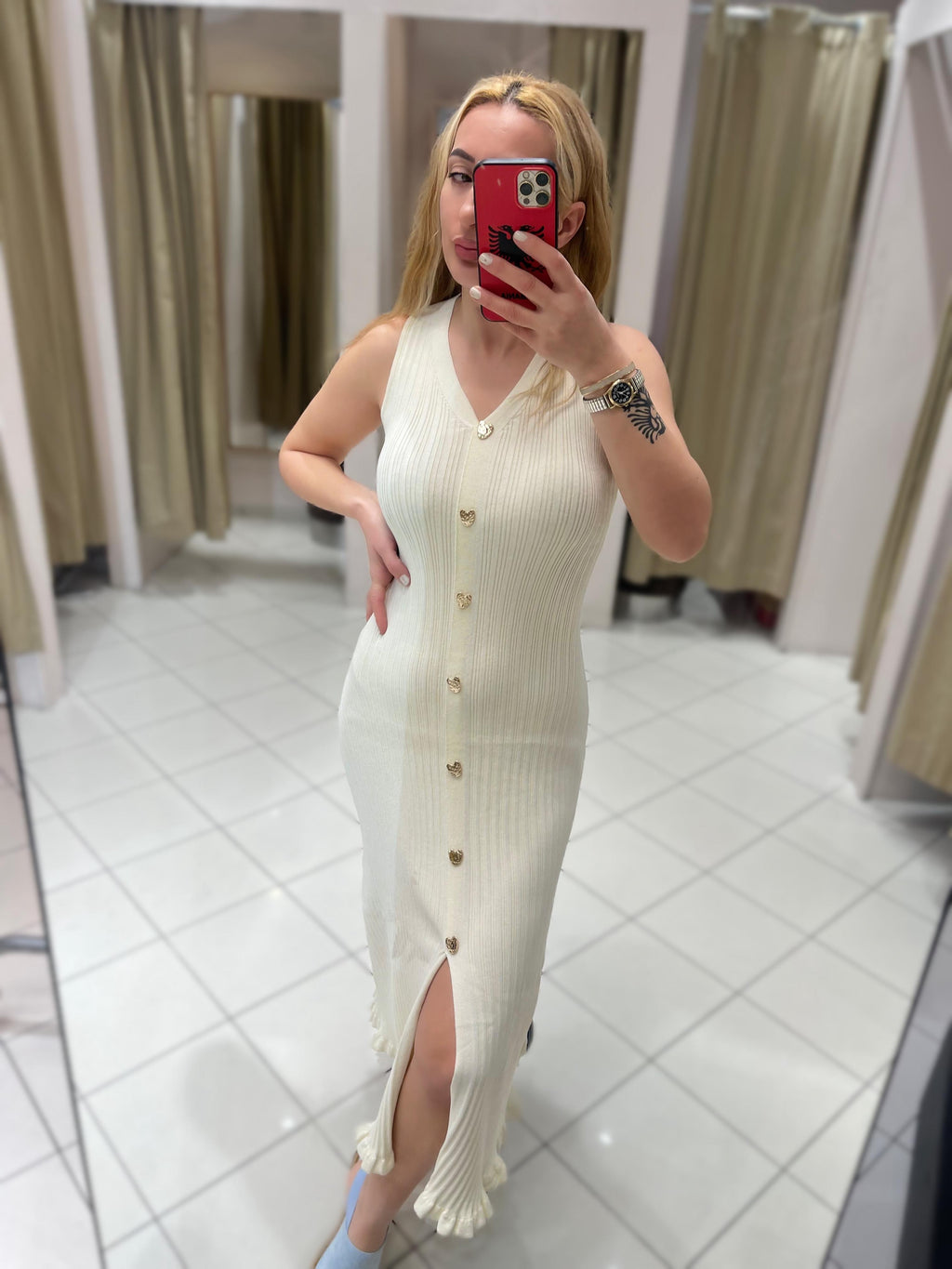 FEINSTRICK KLEID VERA