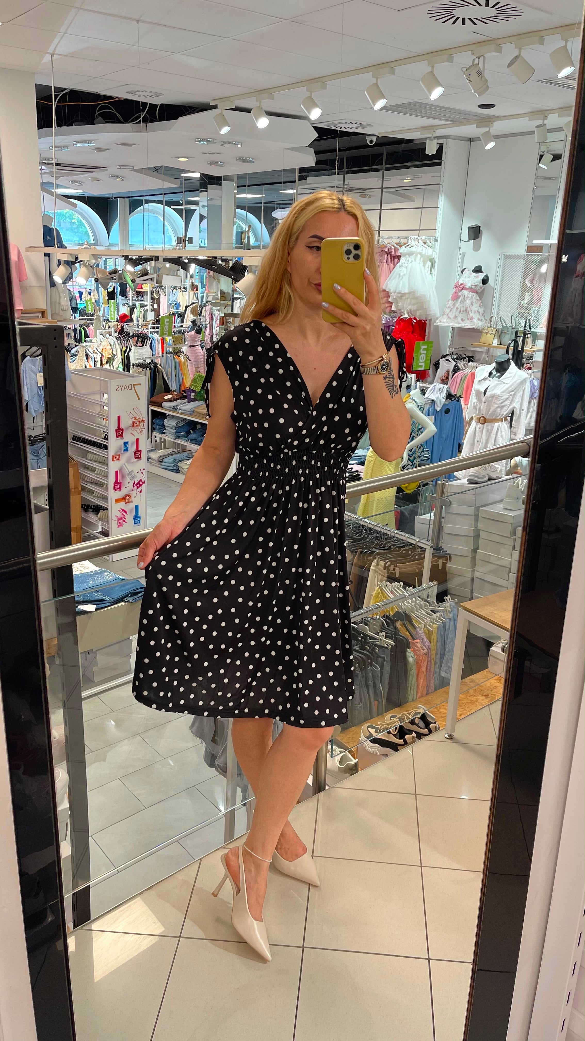Pünktchen Kleid Silvia