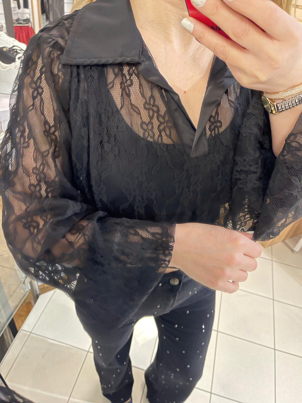 Spitzen Bluse Jenny