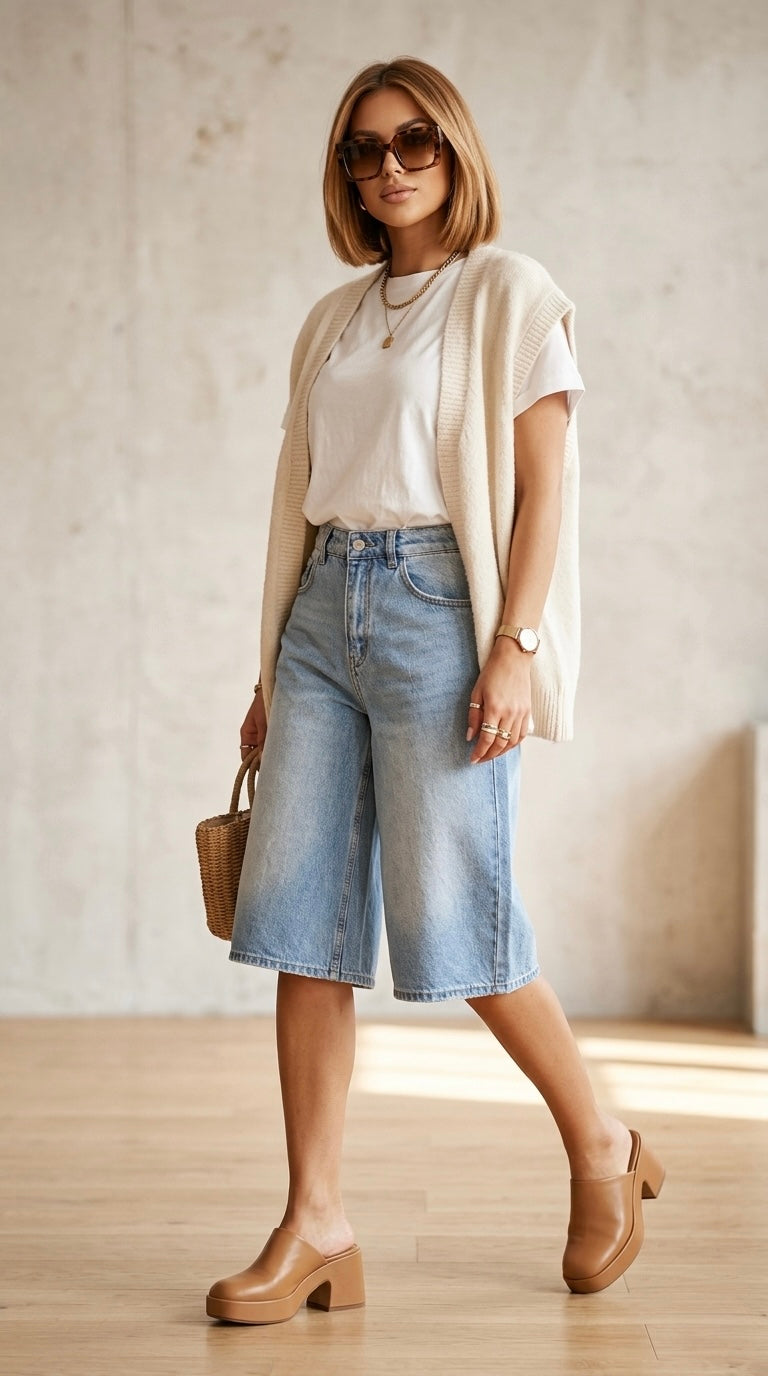 Flared Jorts / Skater-Jorts