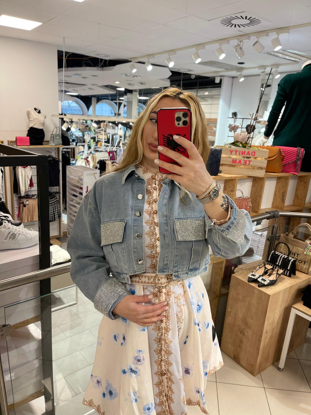 JEANSJACKE INA