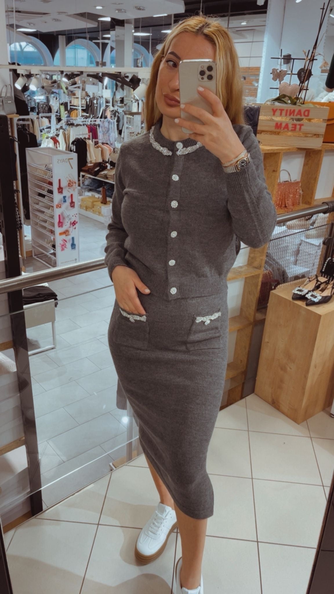 ZWEITEILER FEINSTRICK SET