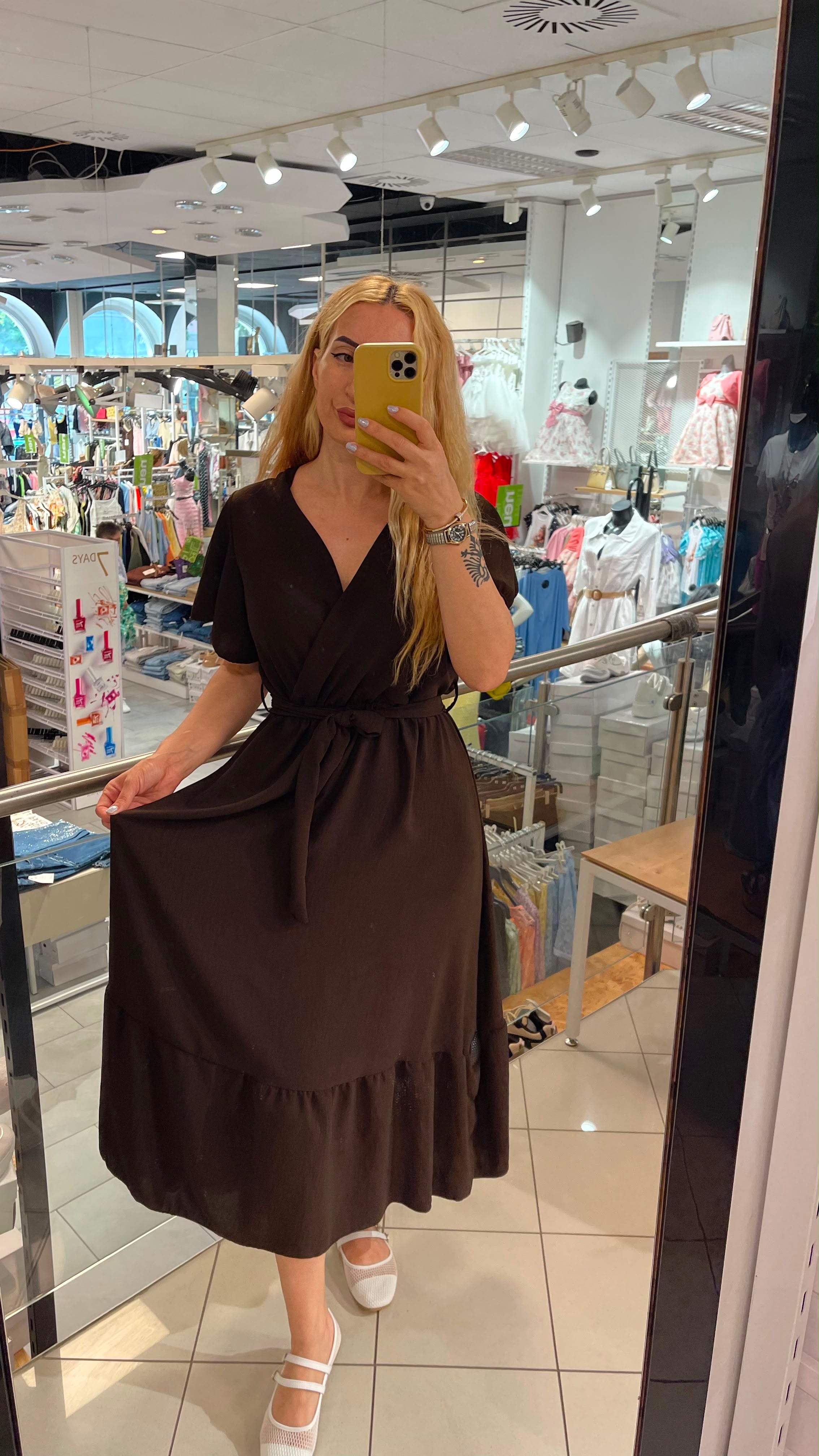 Maxi Volante Kleid Gabriela