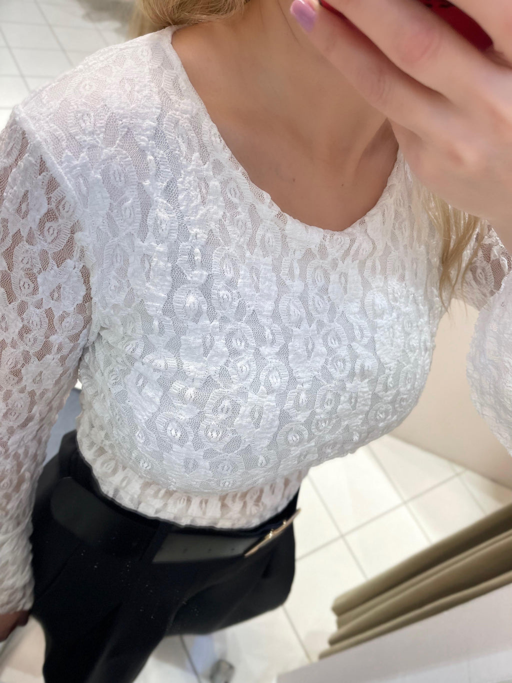 SPITZENOBERTEIL GINA