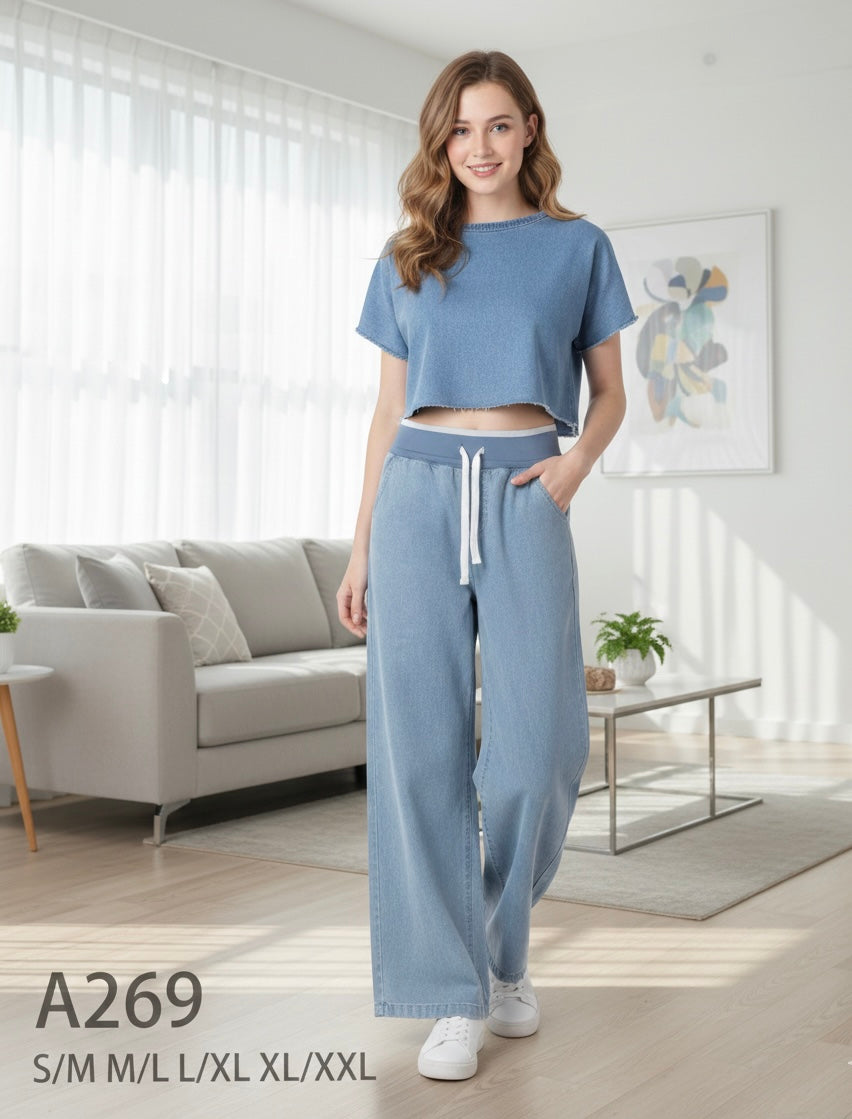 WIDE LEG JOGG HOSE BELA