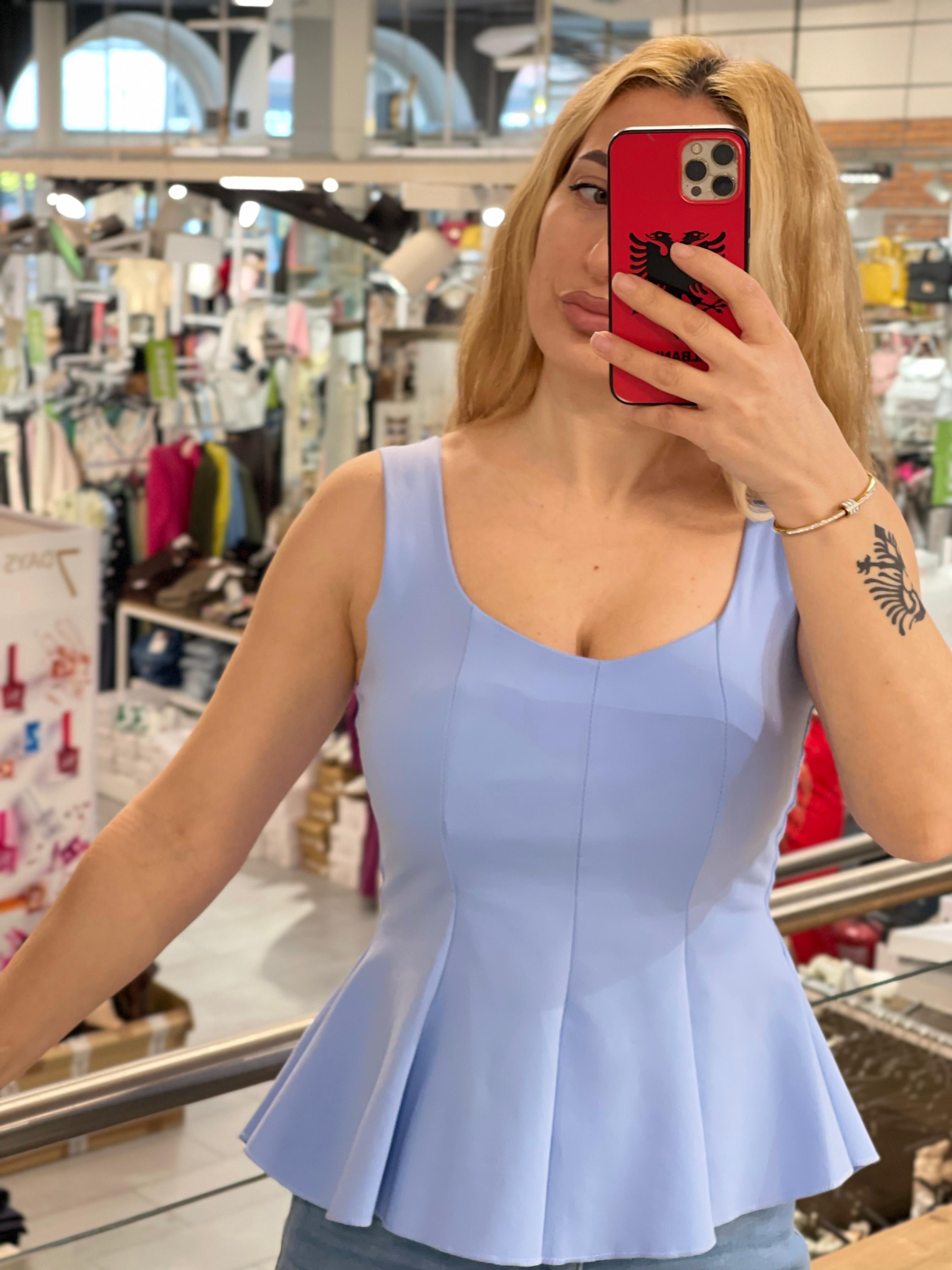 Peplum-Top Lojan