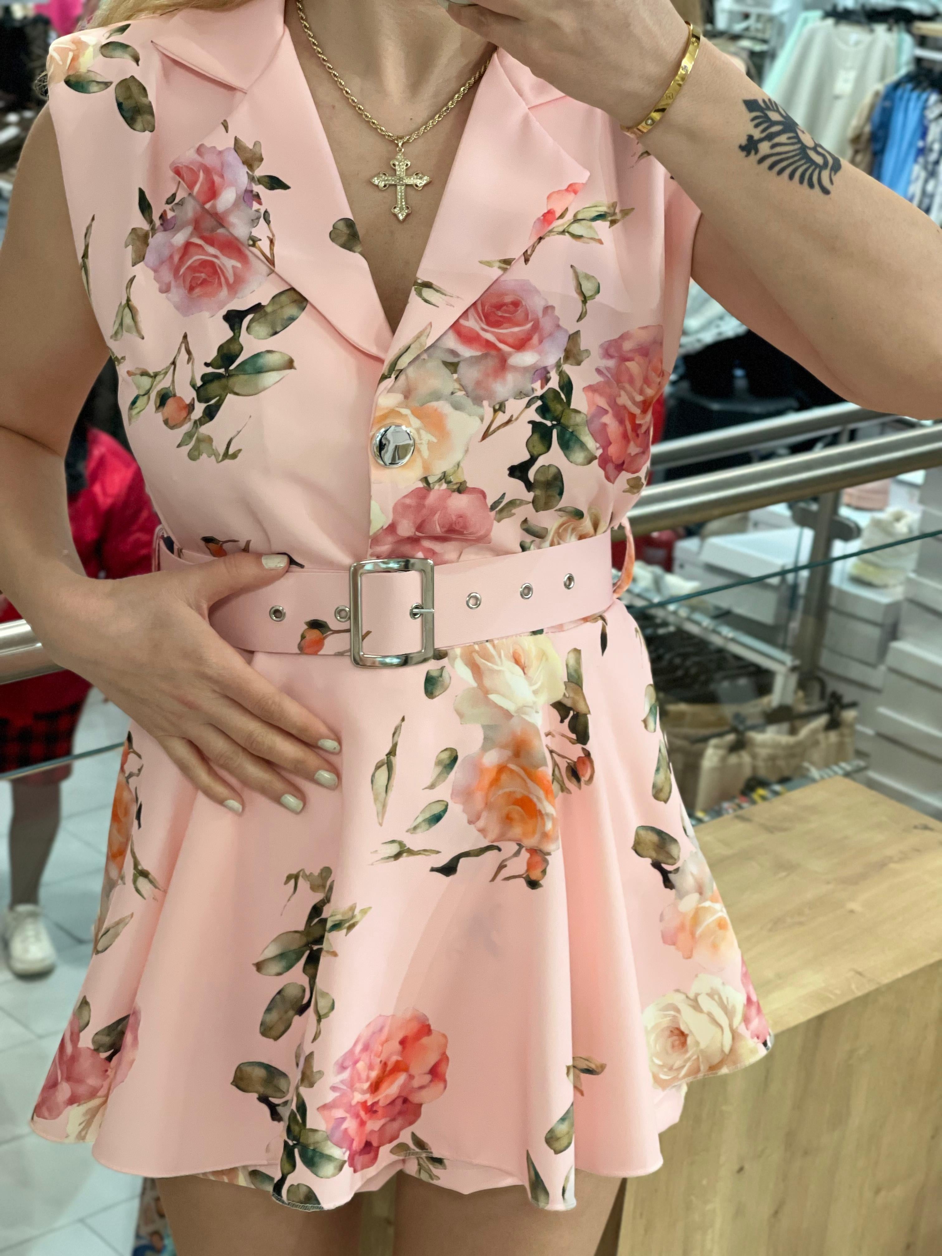 Bella Italia Flower Dress / Overallkleid