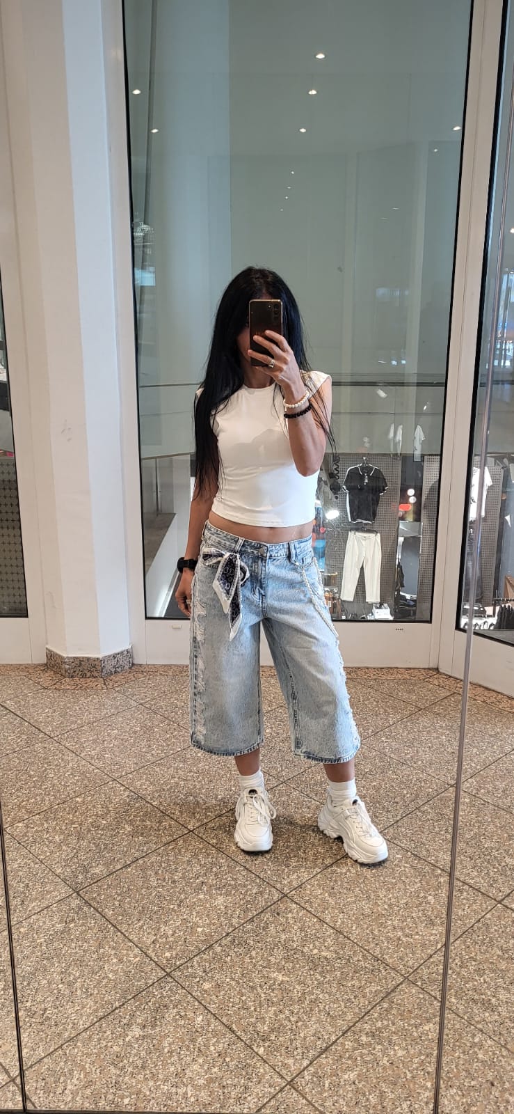 Baggy Bermuda Jeans Alina