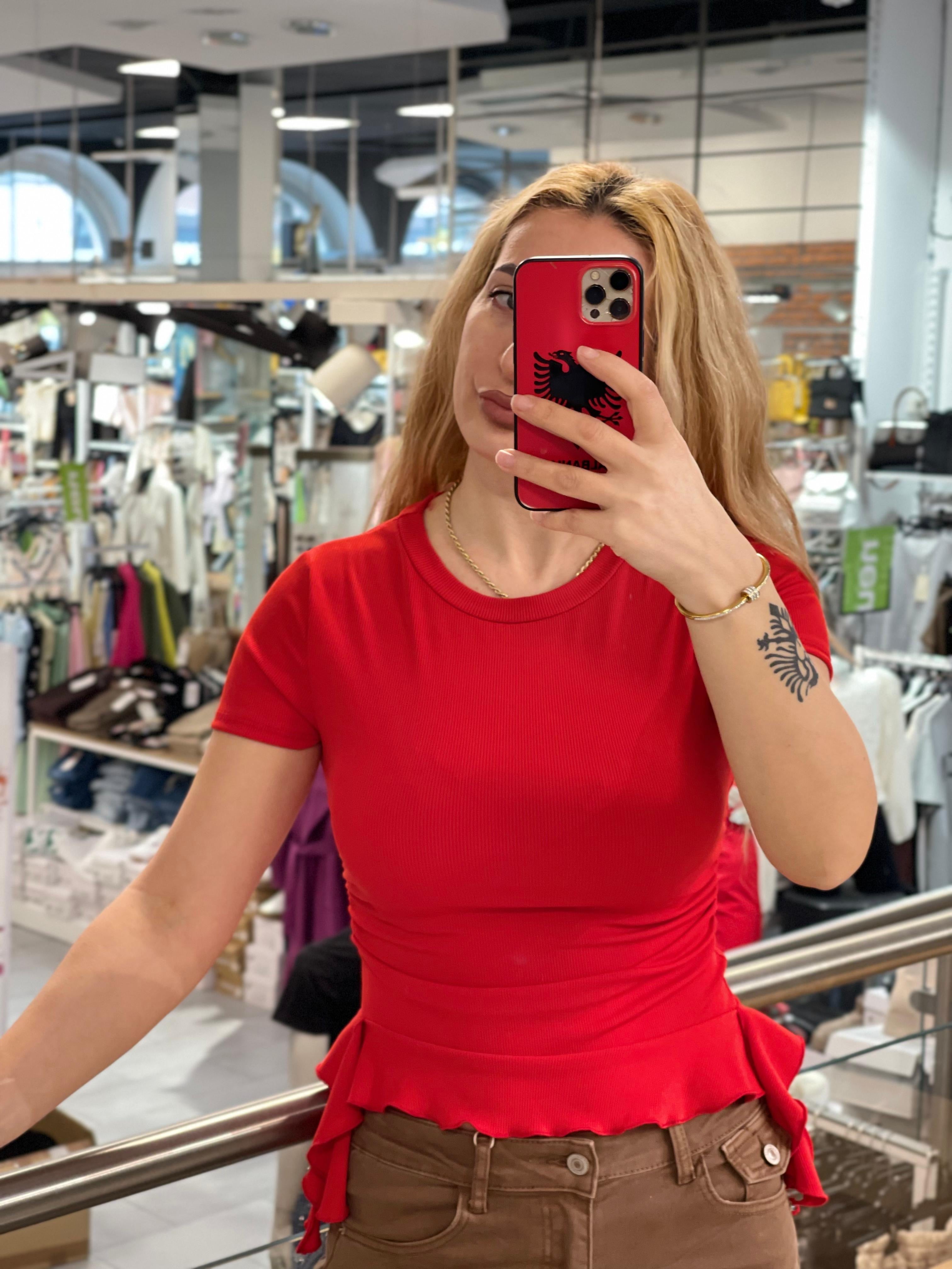 Shirt Zeinab mit Rüschchen