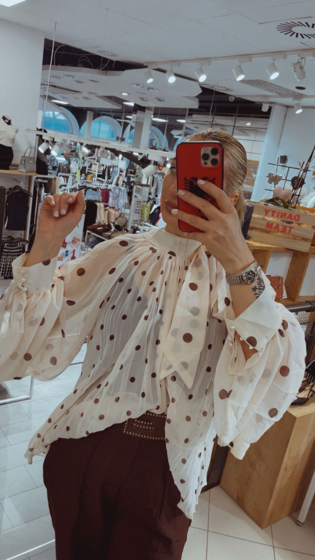 PÜNKTCHEN BLUSE TAMARA