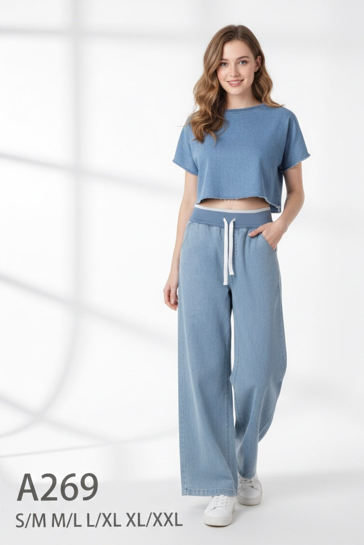 WIDE LEG JOGG HOSE BELA