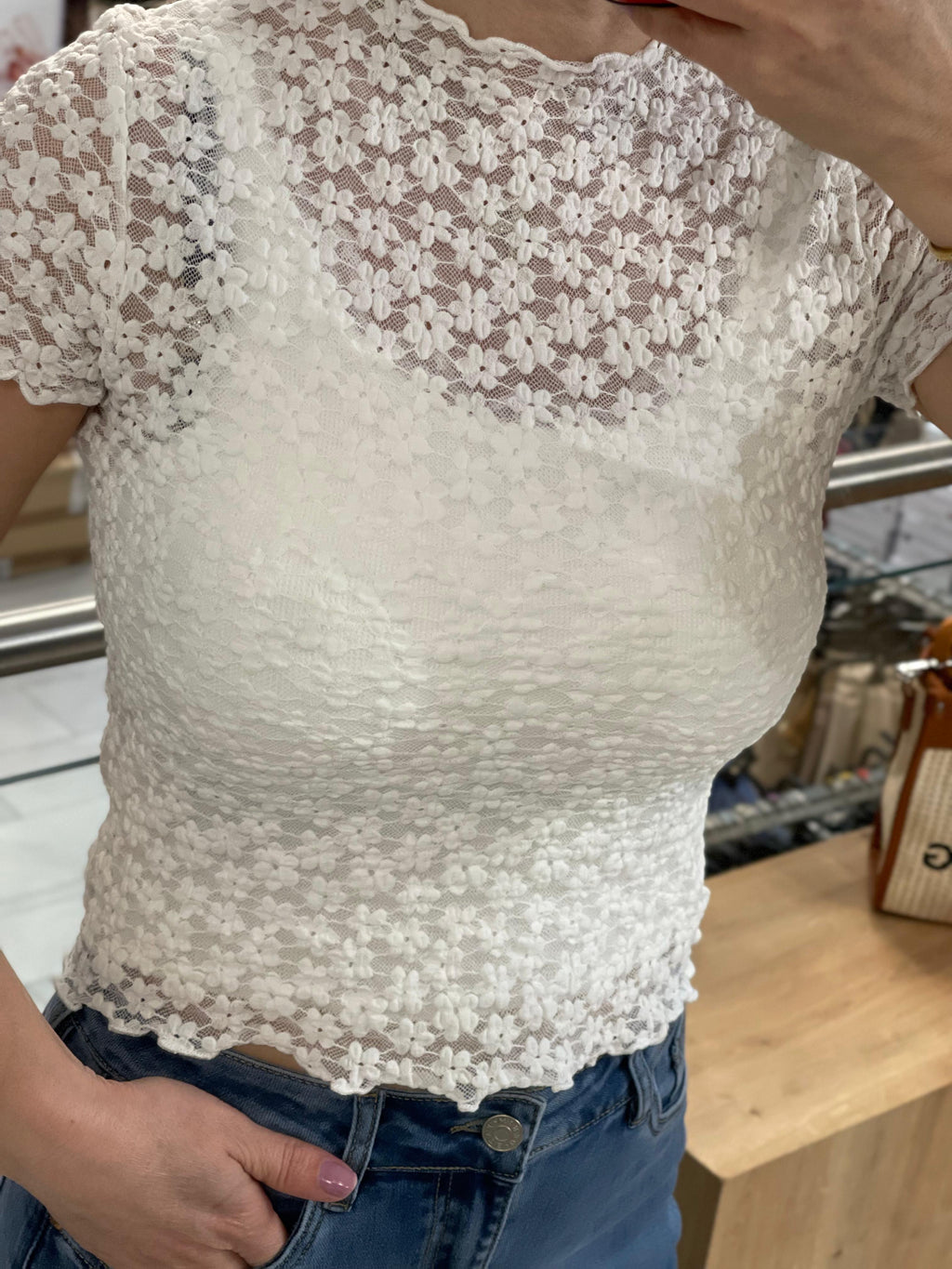 Spitzen Shirt Eva