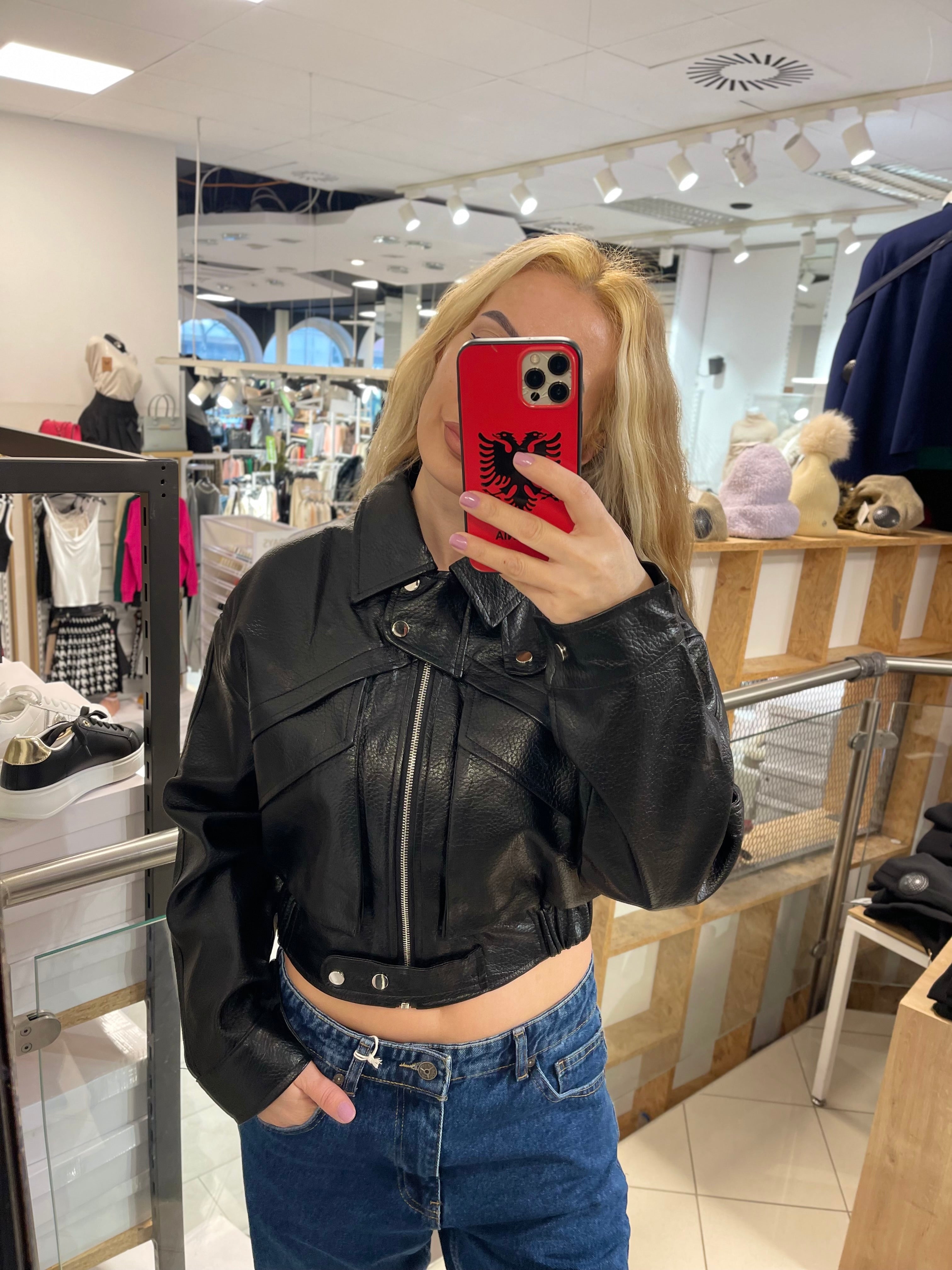 JACKY LEDERJACKE AUS PU