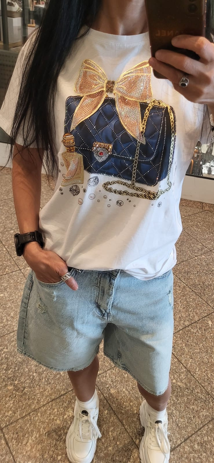Baggy Short in Jeans