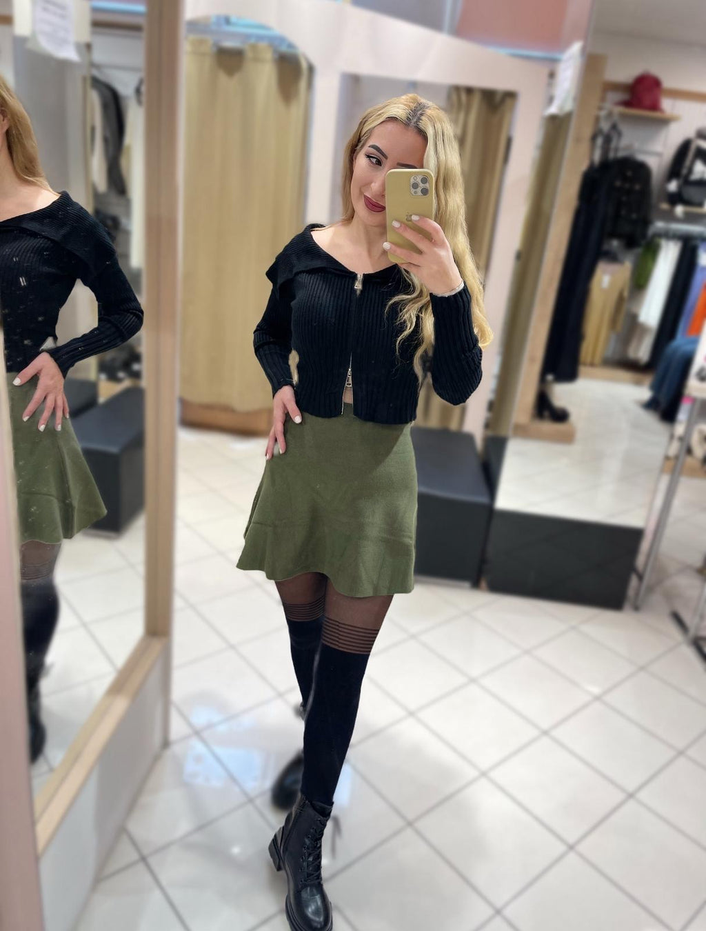 CARDIGAN SCHULTERFREI