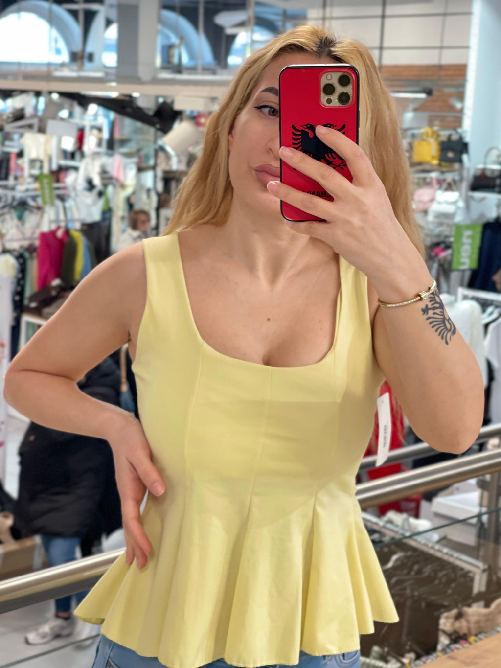 Peplum-Top Lojan