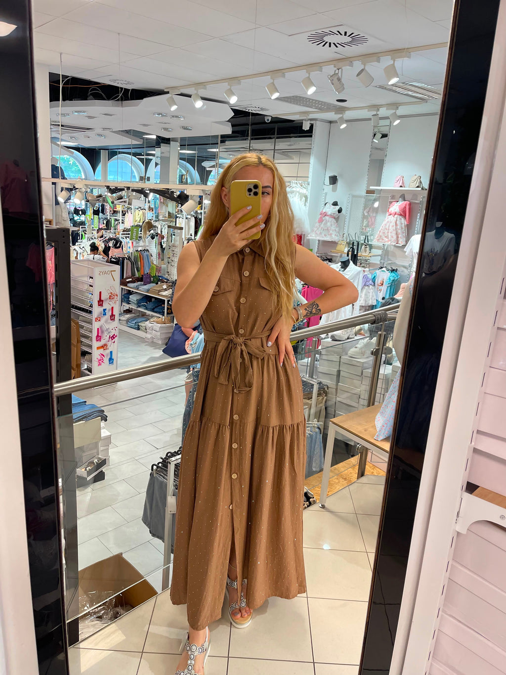 Kleid mit Strass