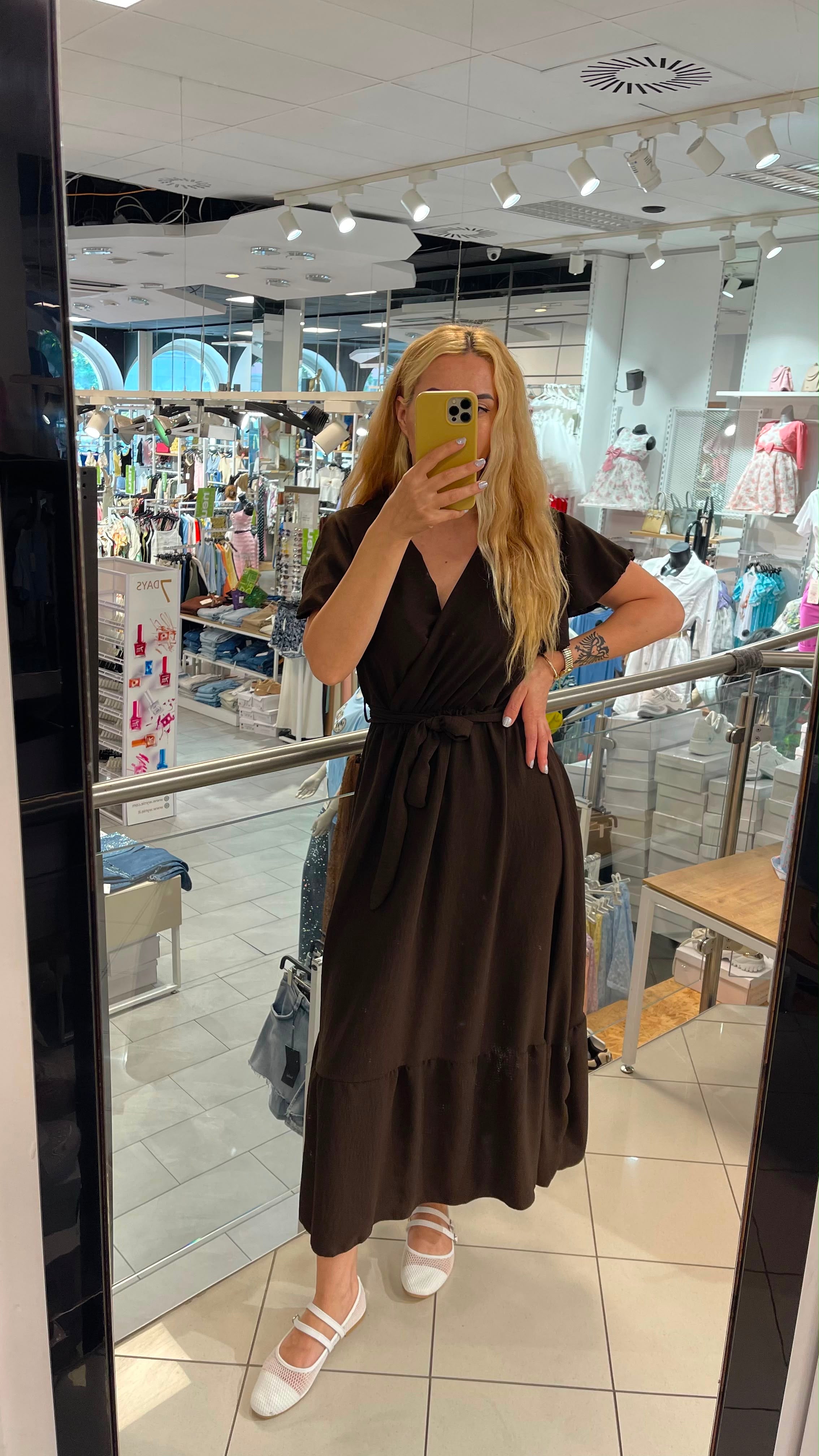Maxi Volante Kleid Gabriela