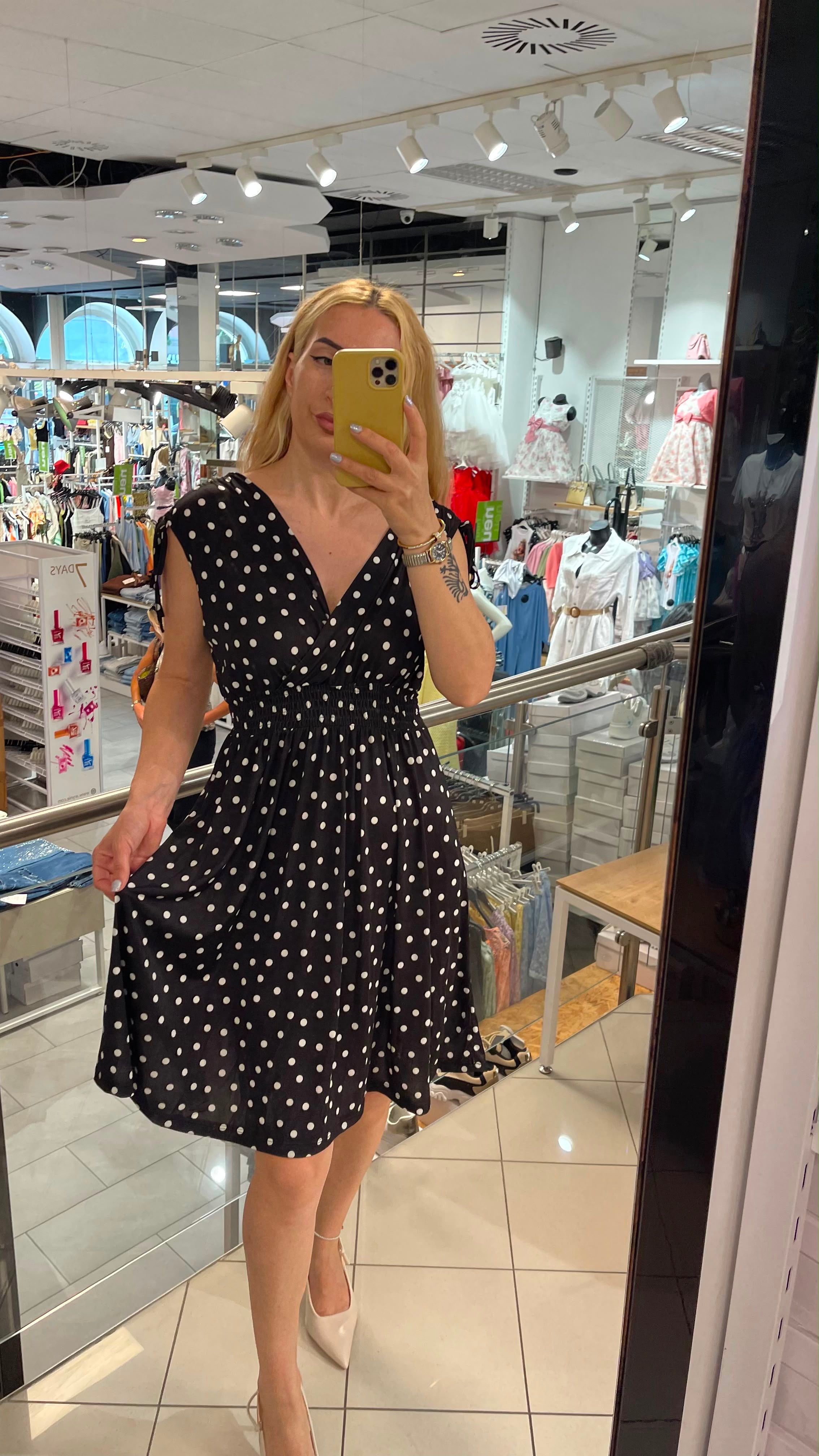 Pünktchen Kleid Silvia