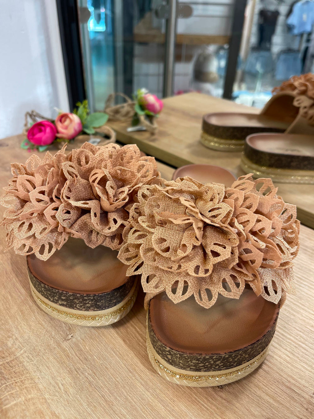 Blumen Sandalen
