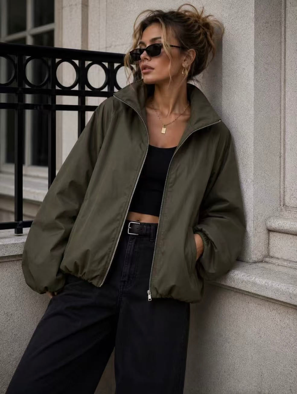Ballon Bomber Jacke