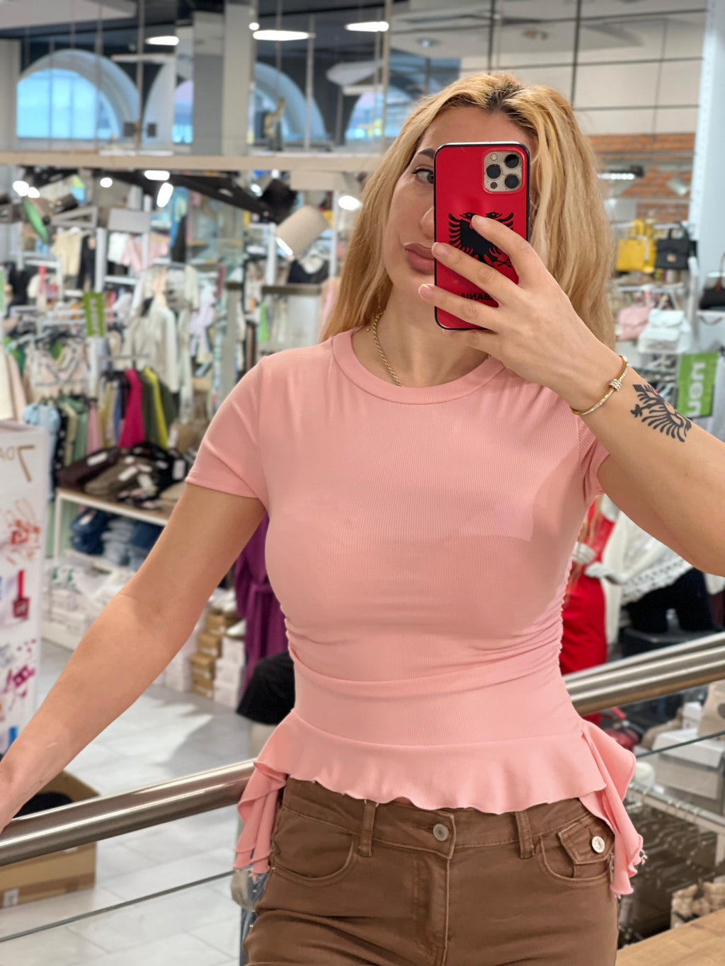 Shirt Zeinab mit Rüschchen