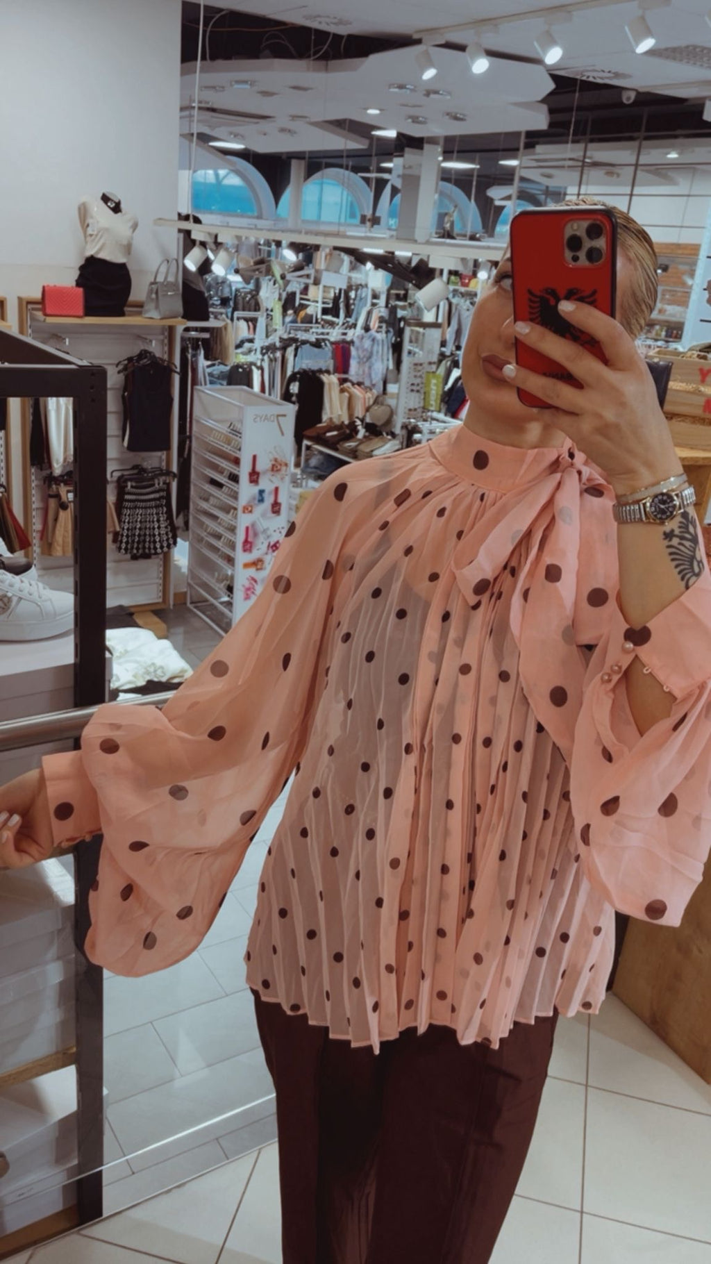 PÜNKTCHEN BLUSE TAMARA