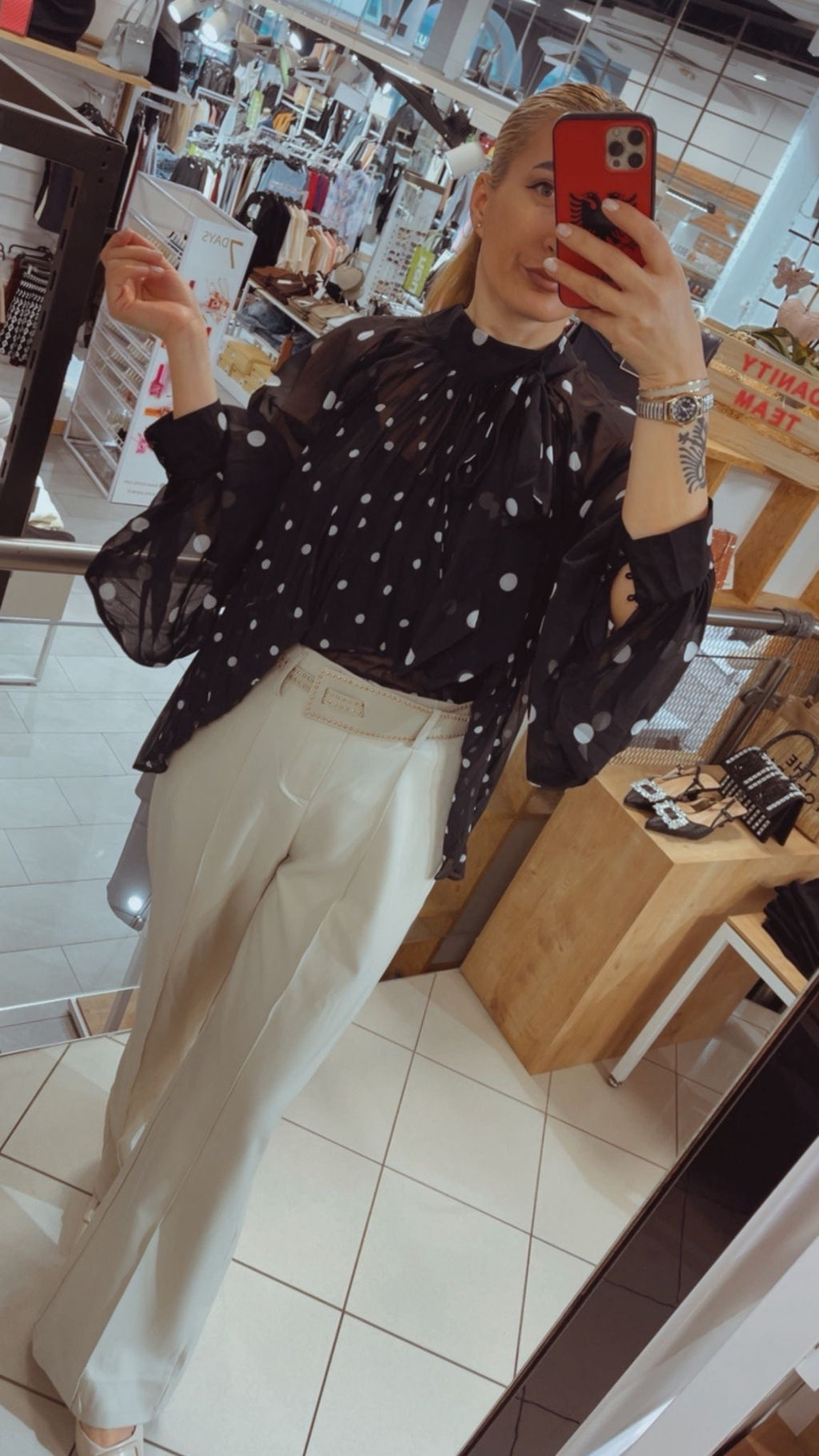 PÜNKTCHEN BLUSE TAMARA