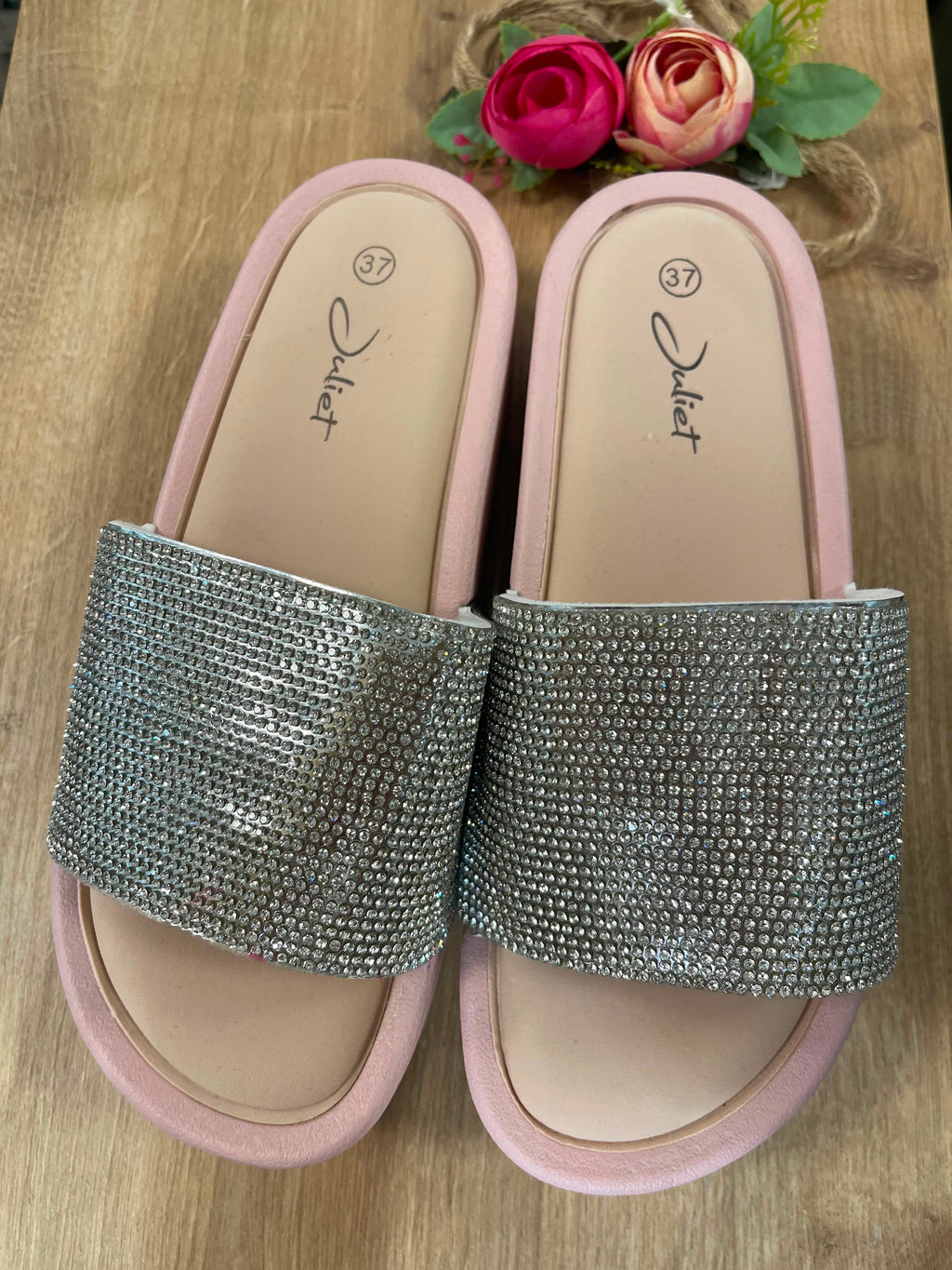 Glitzer Sandalen