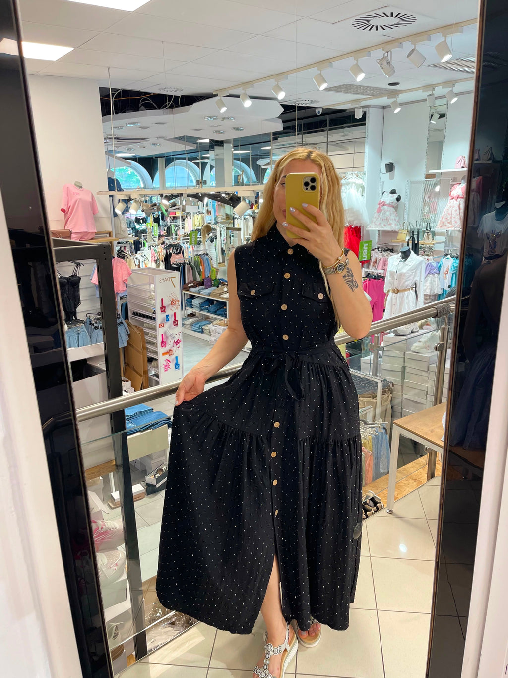 Kleid mit Strass