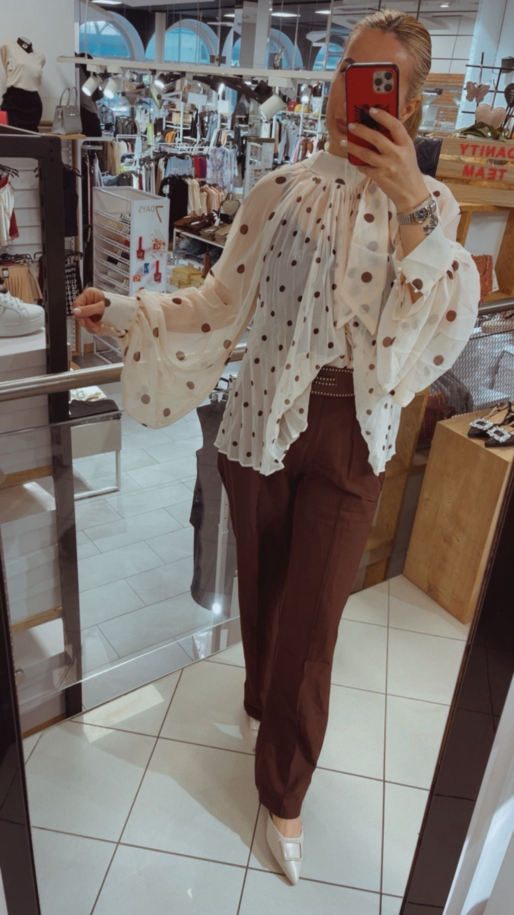 PÜNKTCHEN BLUSE TAMARA