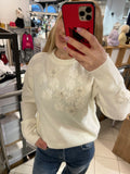 BLÜMCHEN PERLENPULLOVER KATE