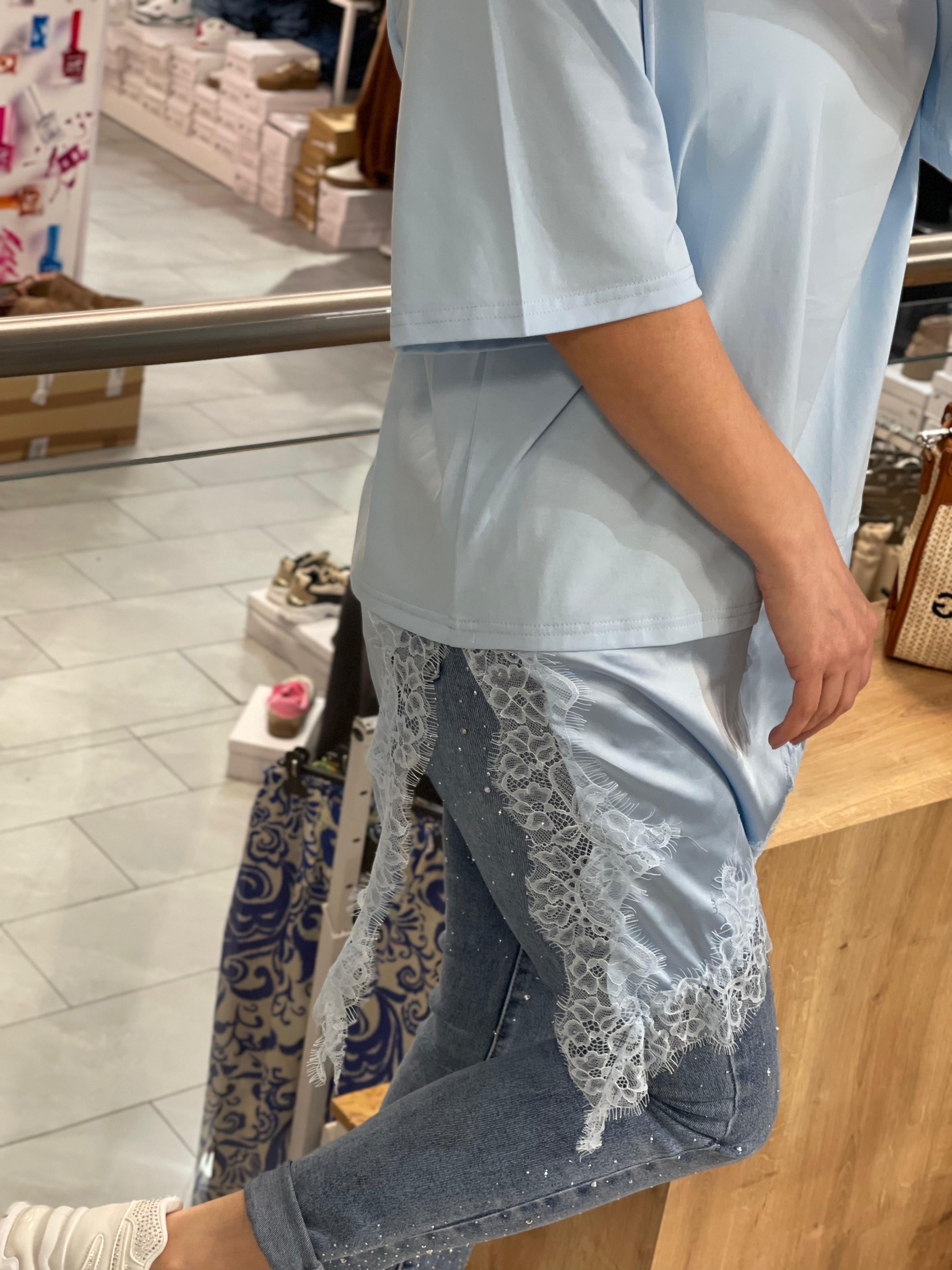T-Shirt mit Spitze Anna