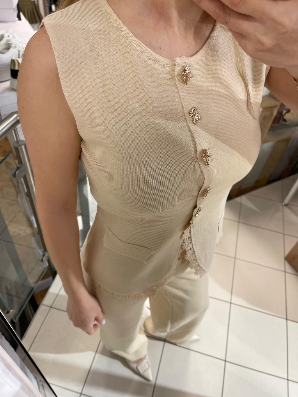 FEINSTRICK ZWEITEILER CLAUDIA