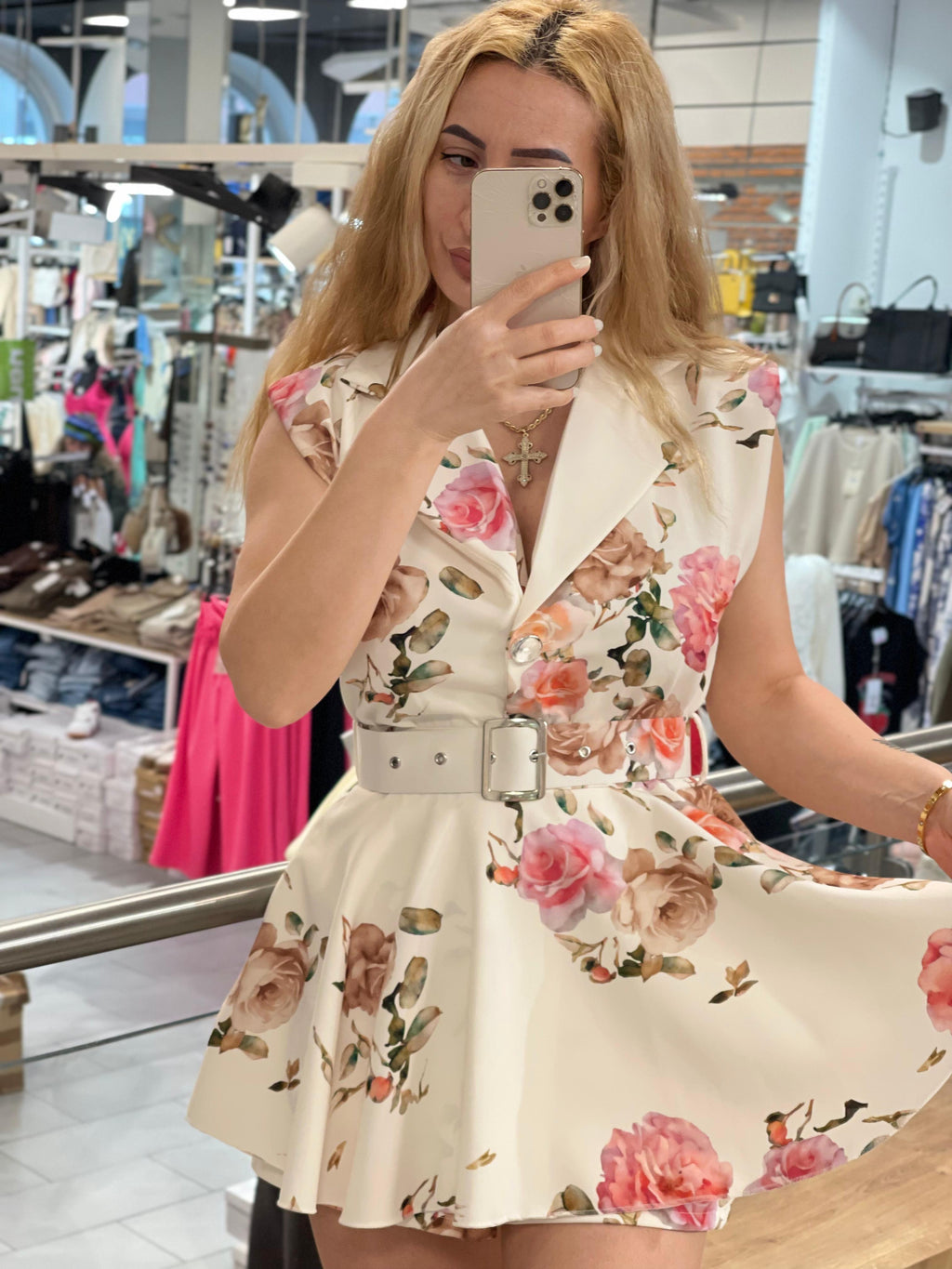 Bella Italia Flower Dress / Overallkleid