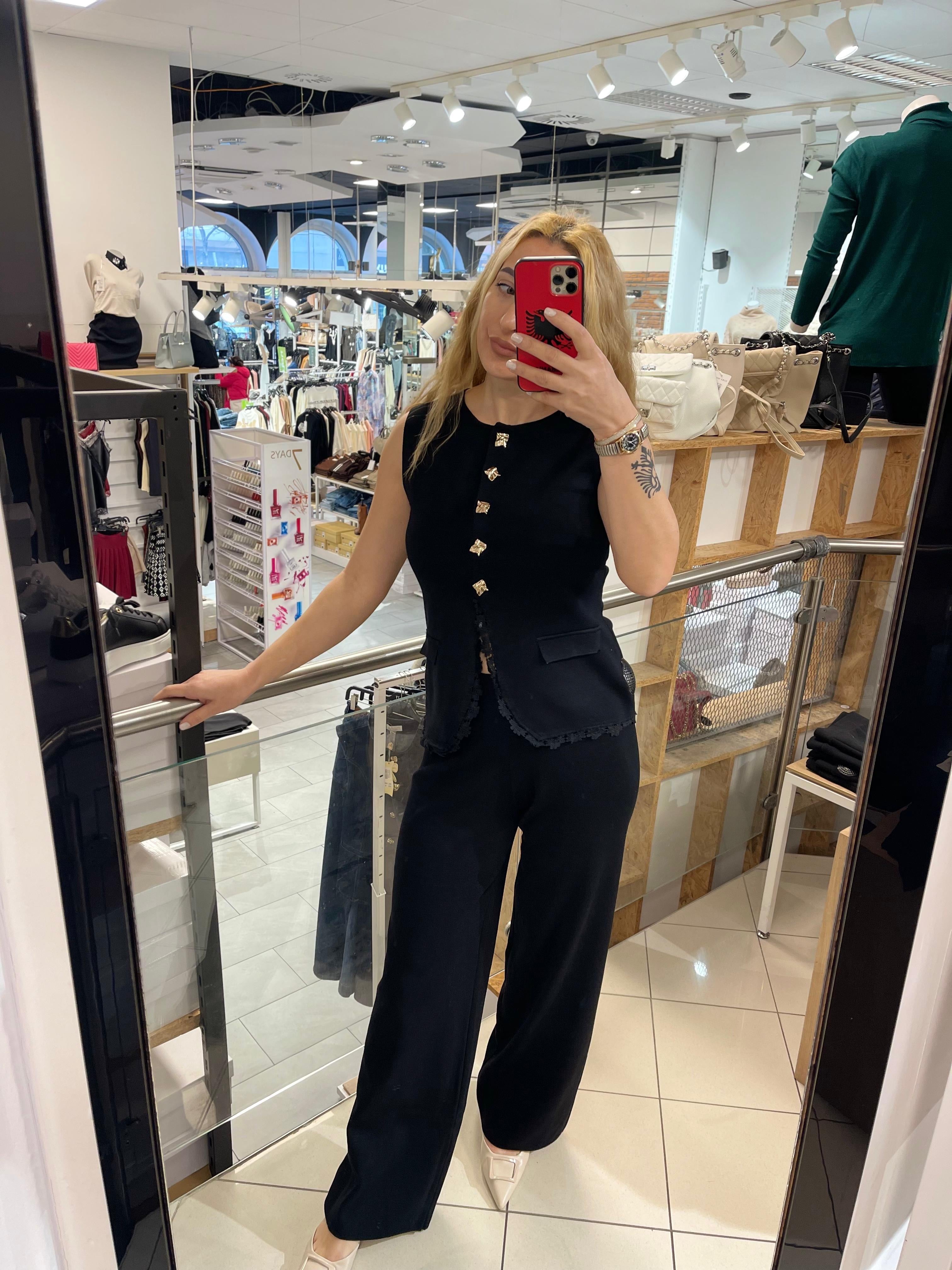 FEINSTRICK ZWEITEILER CLAUDIA