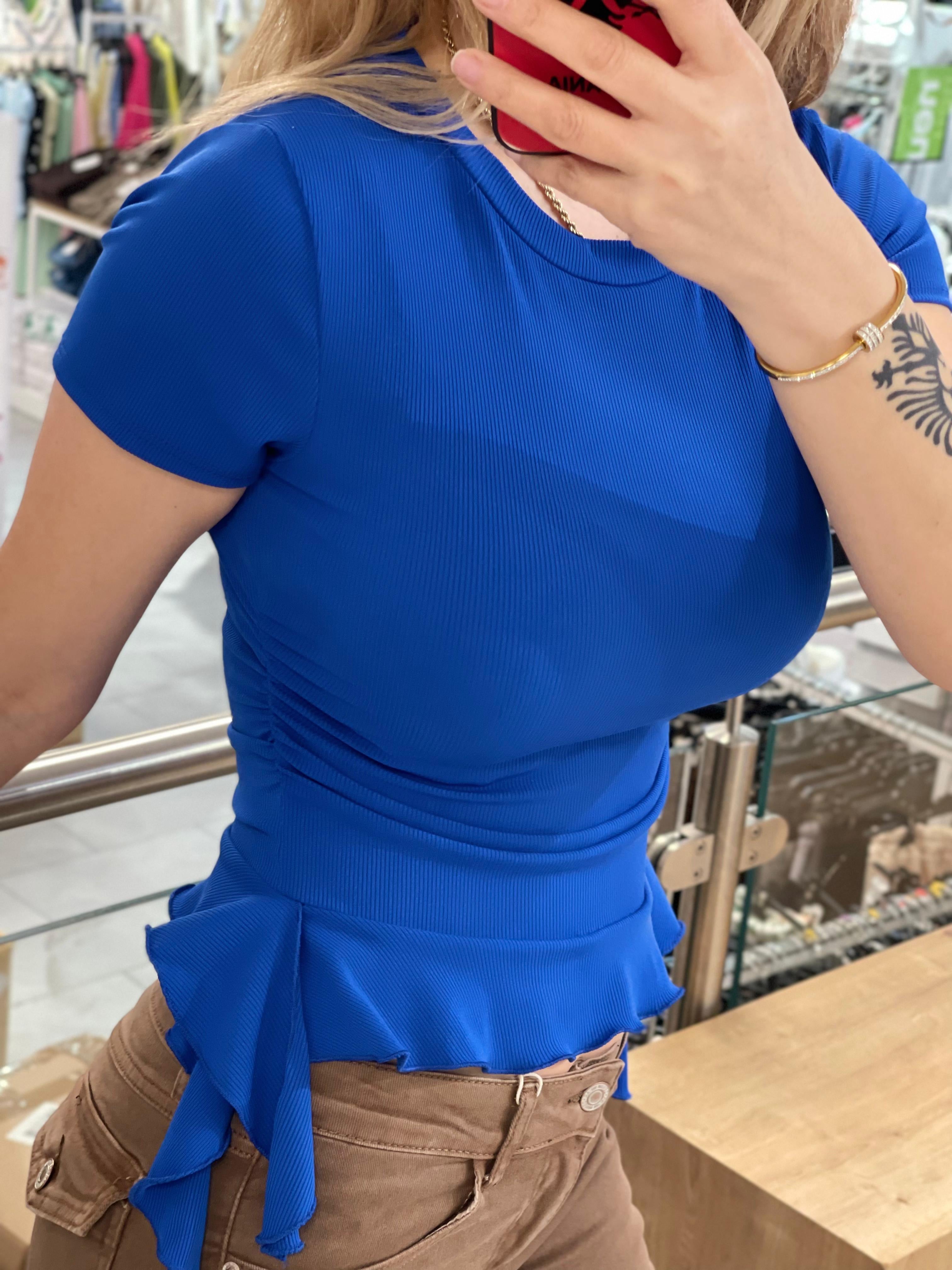 Shirt Zeinab mit Rüschchen