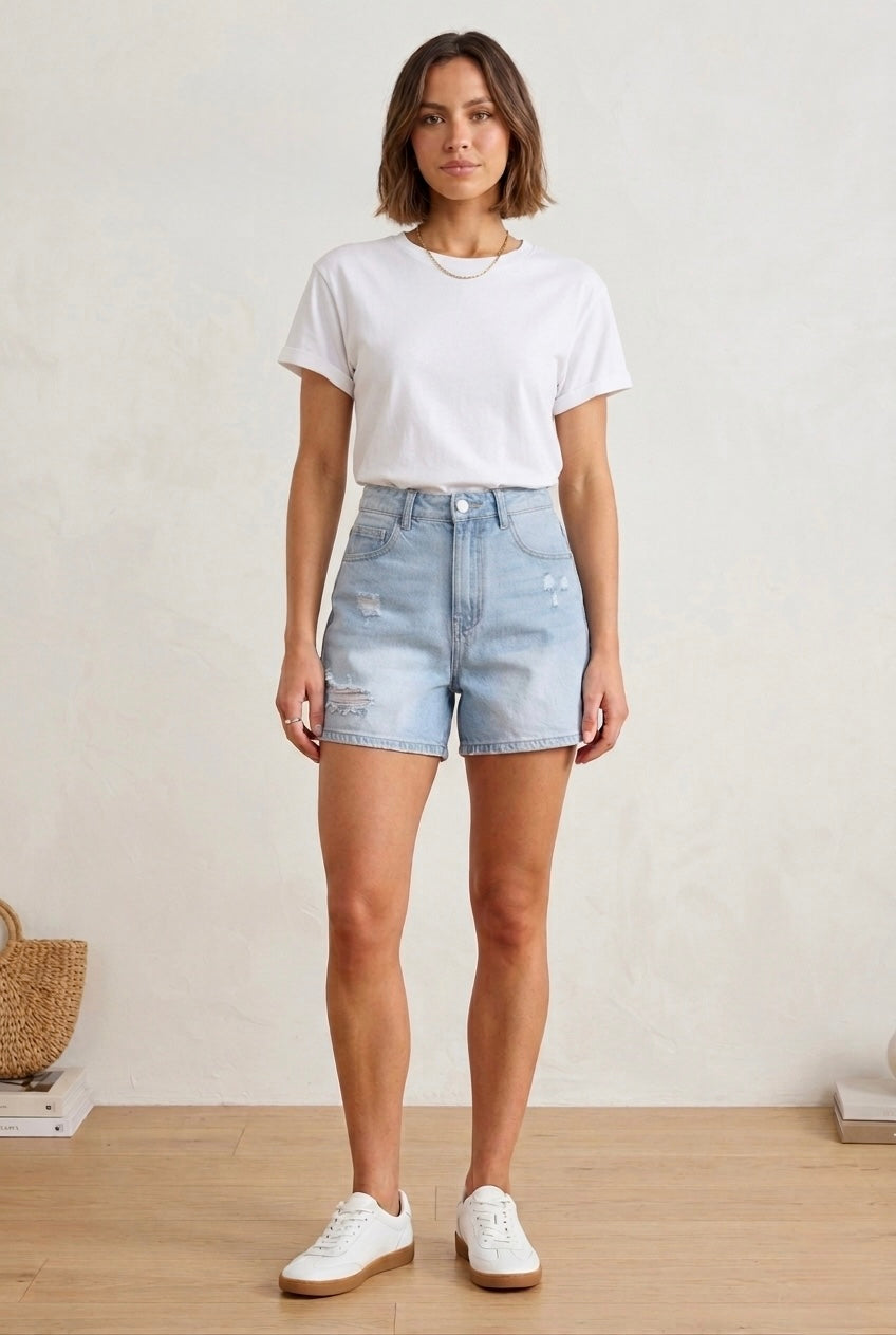 Jeans Shorts in wide Leg
