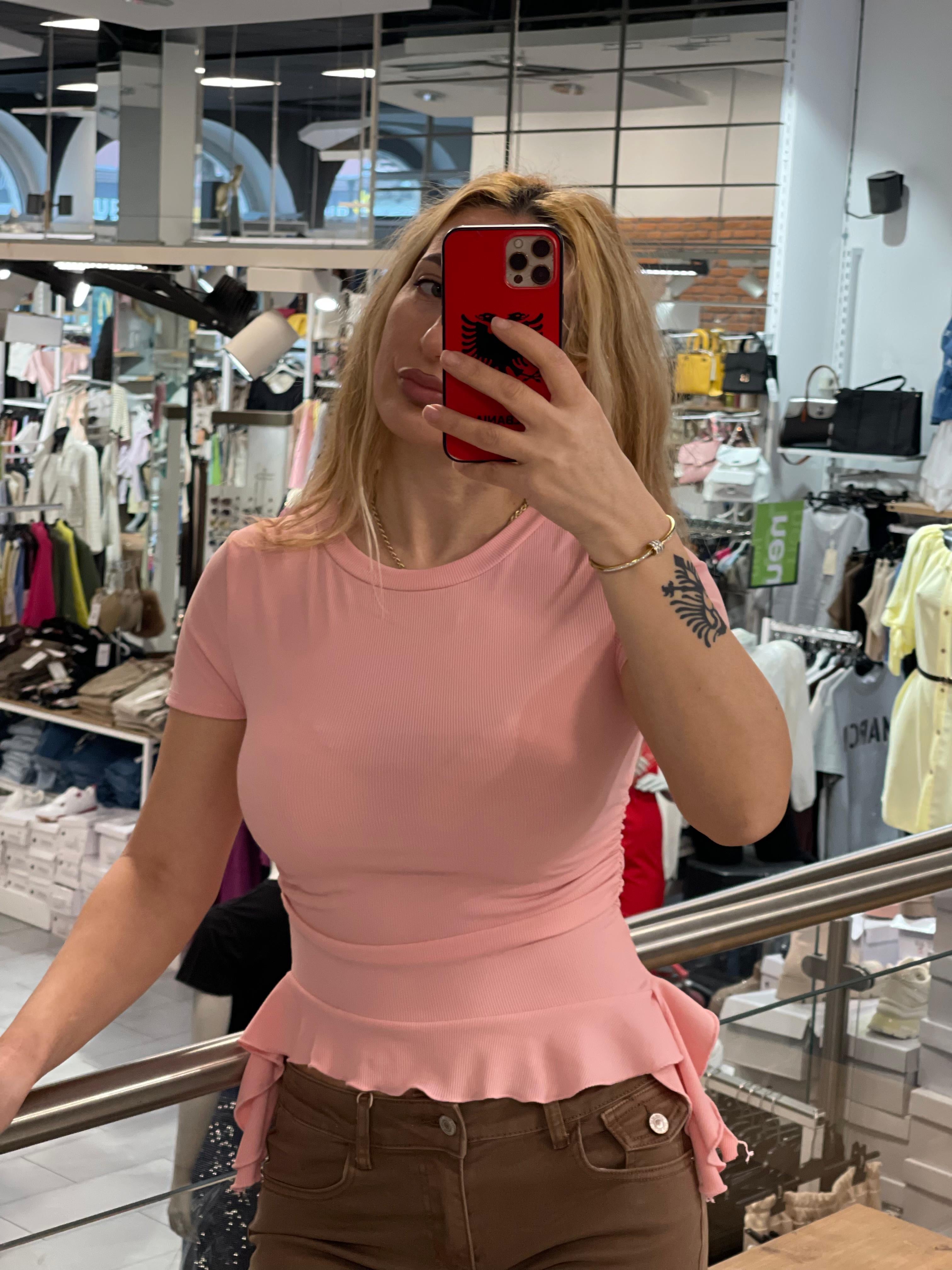 Shirt Zeinab mit Rüschchen