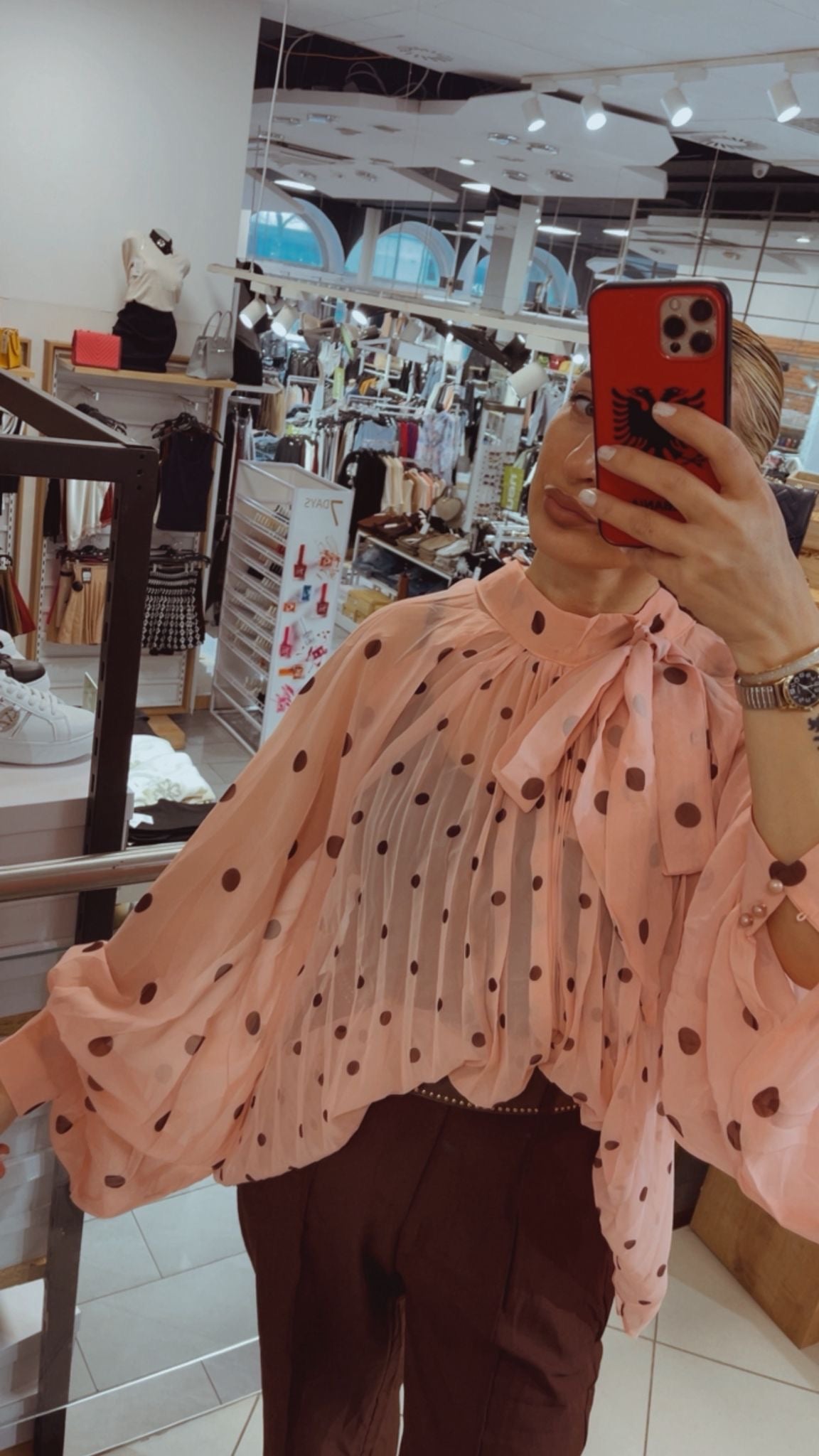 PÜNKTCHEN BLUSE TAMARA