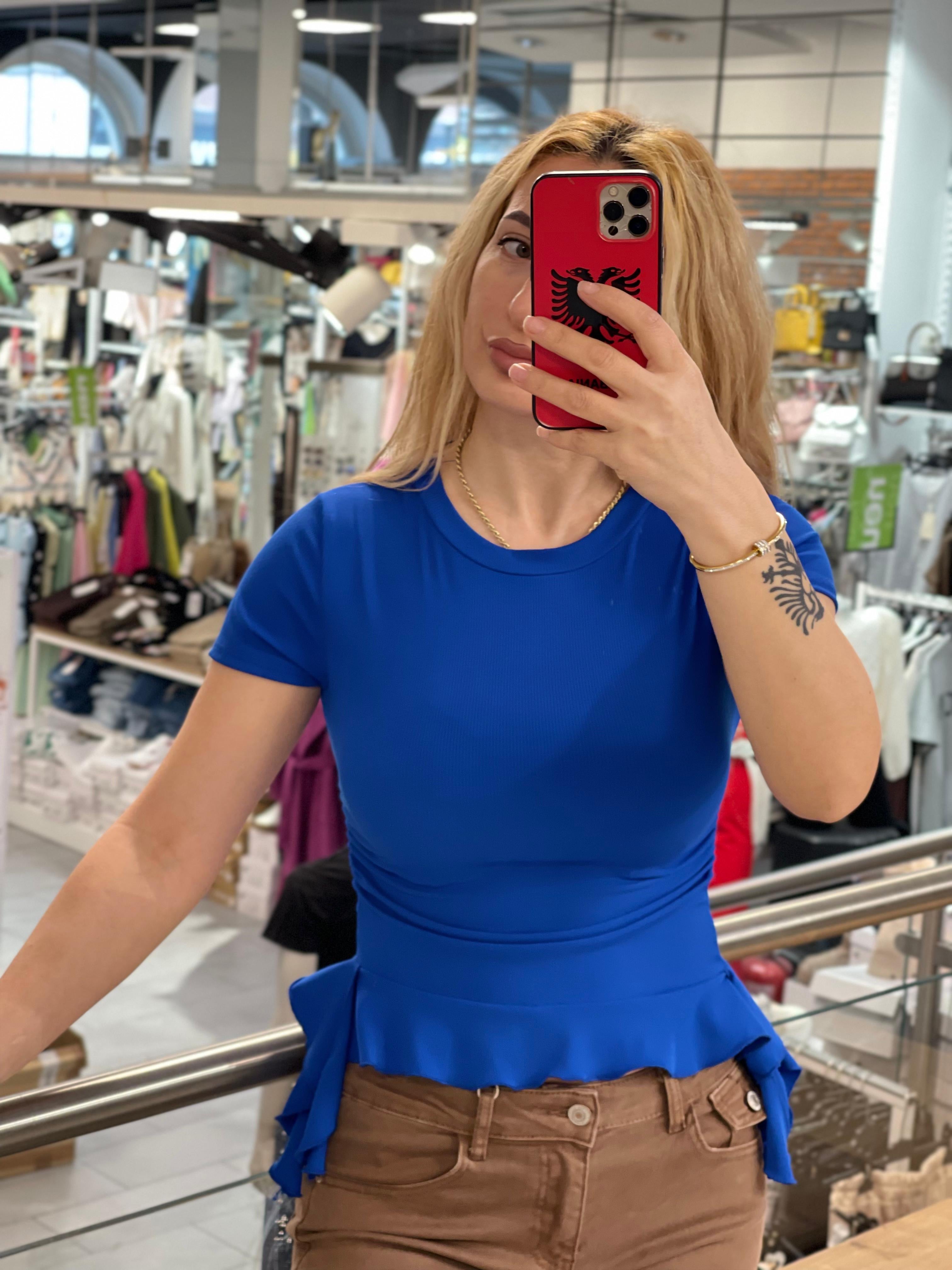 Shirt Zeinab mit Rüschchen