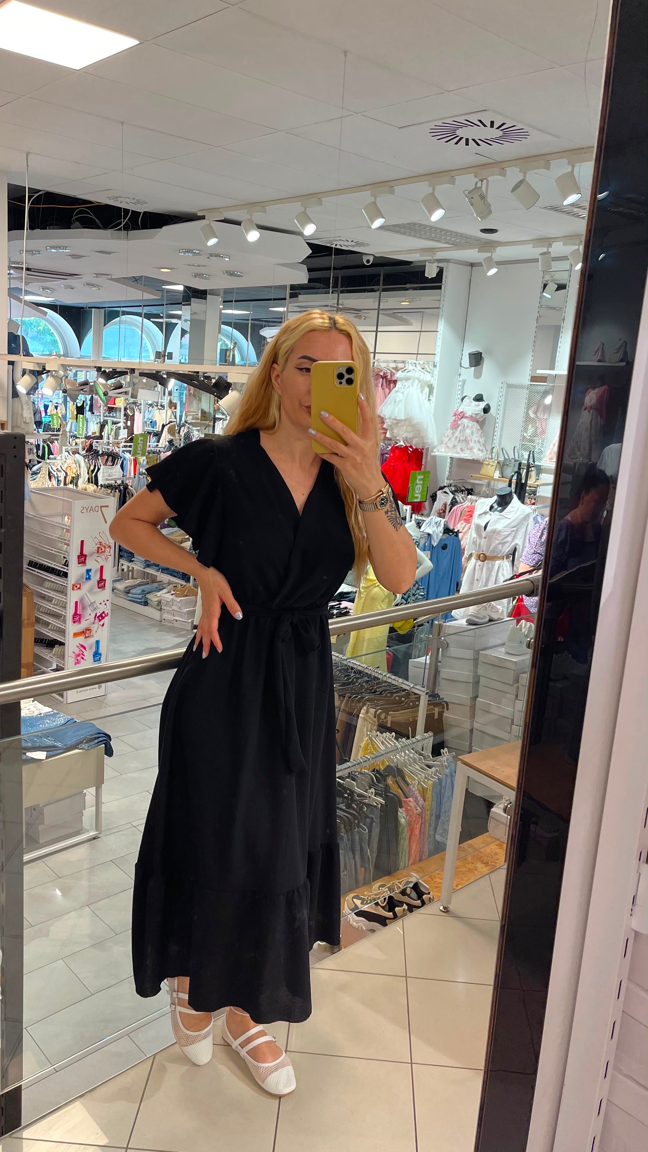 Maxi Volante Kleid Gabriela
